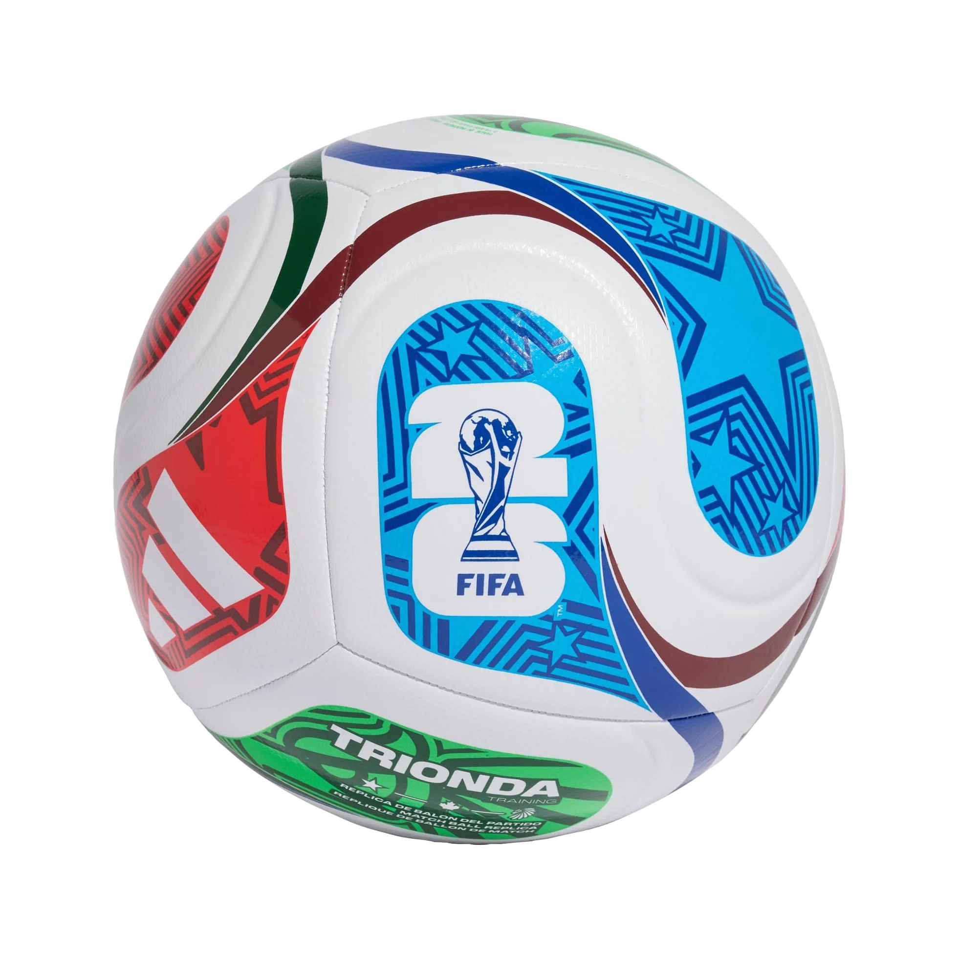 adidas FIFA World Cup 26 Trionda - Palla da allenamento unisex per adulti, colore: bianco, 38 EU