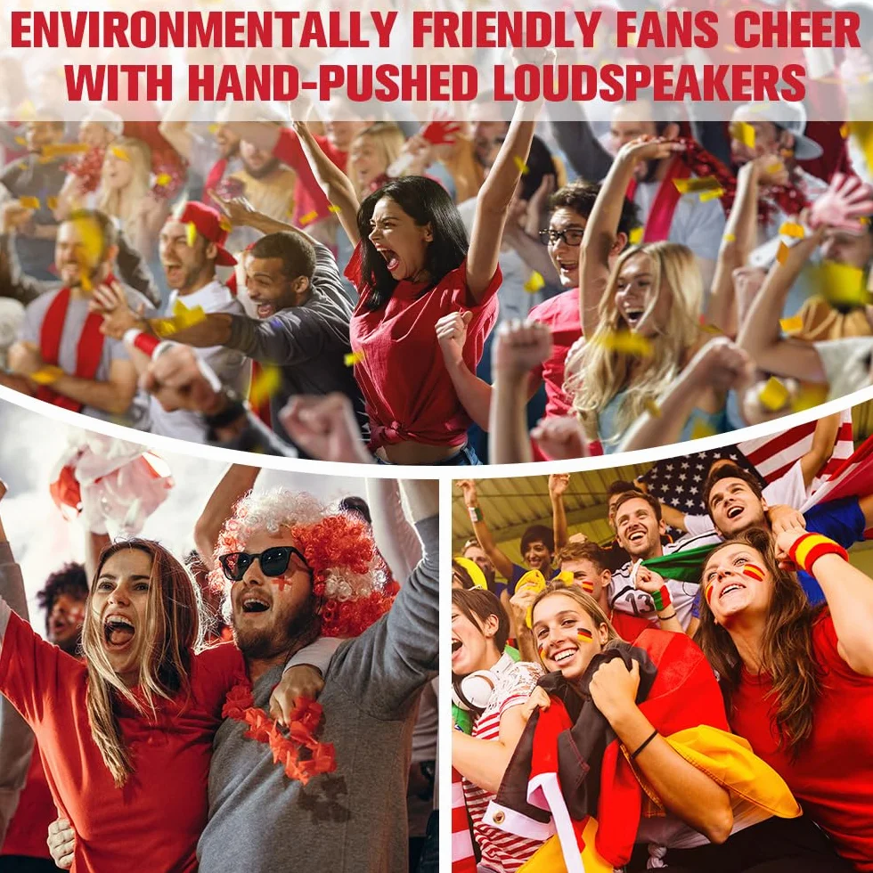 Tromba da Stadio 4 Pezzi Air Horn, Trombetta Forte, Tromba Ad Aria Compressa Handheld Fanfare