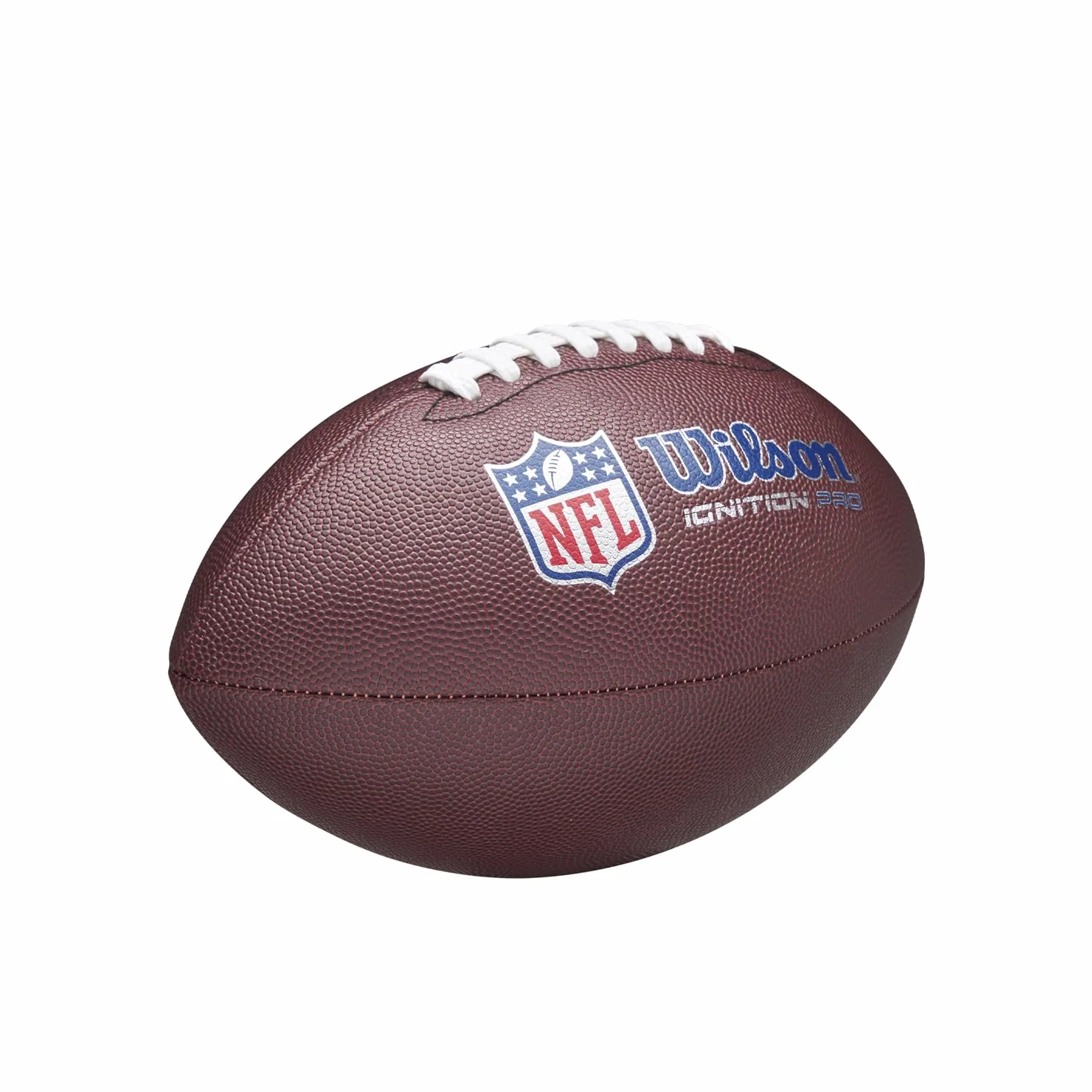 Wilson Pallone da Football NFL Ignition Pro Eco, In Pelle Composita con Tecnologia Pressure Lock, Marrone, Misura Ufficiale