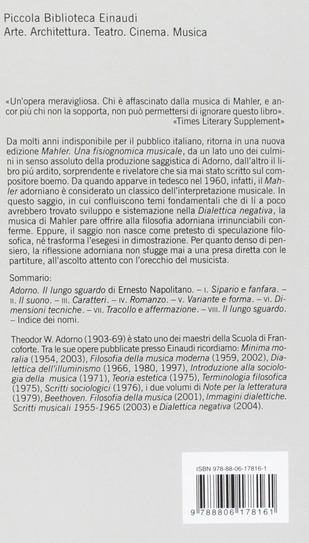Mahler. Una fisiognomica musicale