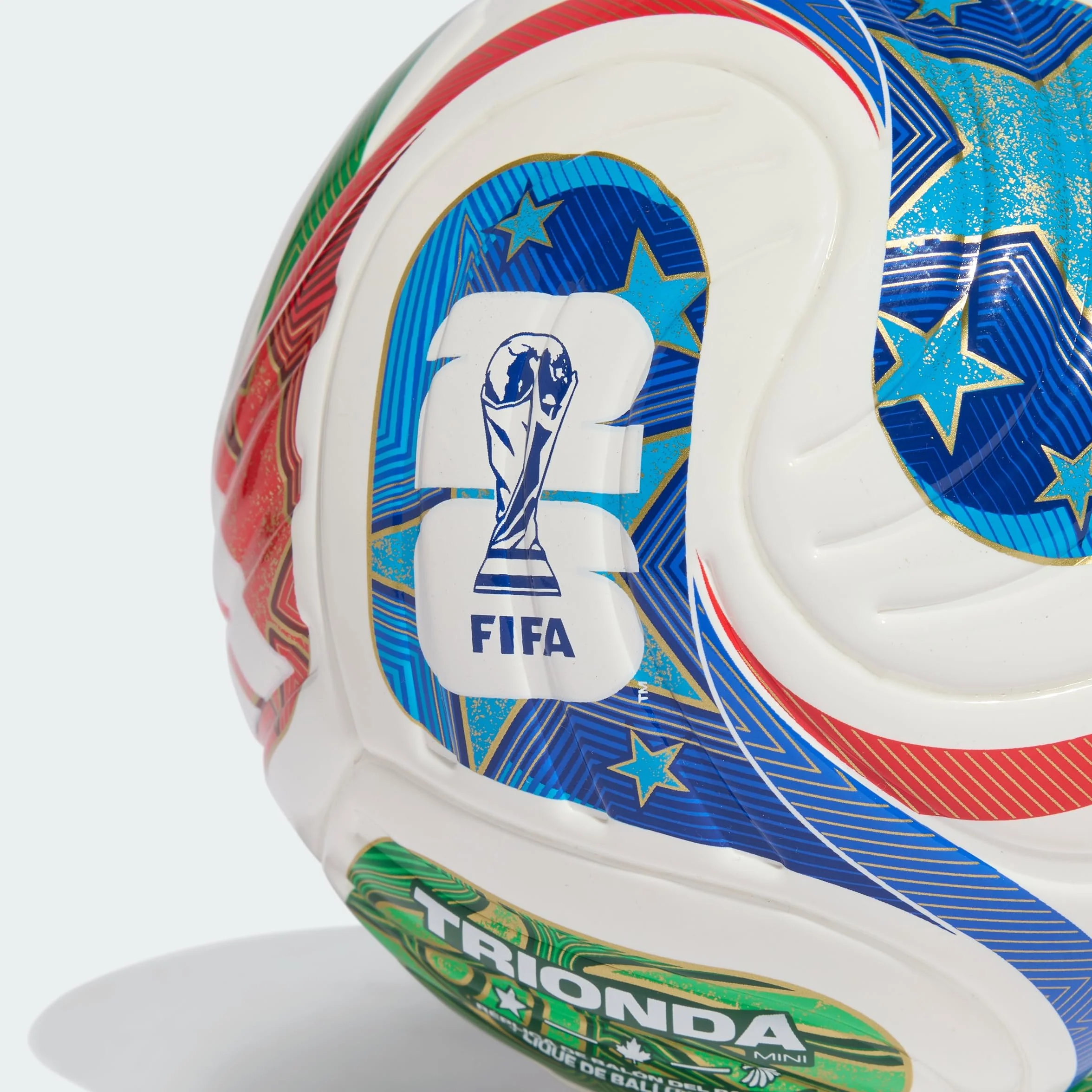 Adidas Mini Trionda 2026 World Cup Calcio Bianco
