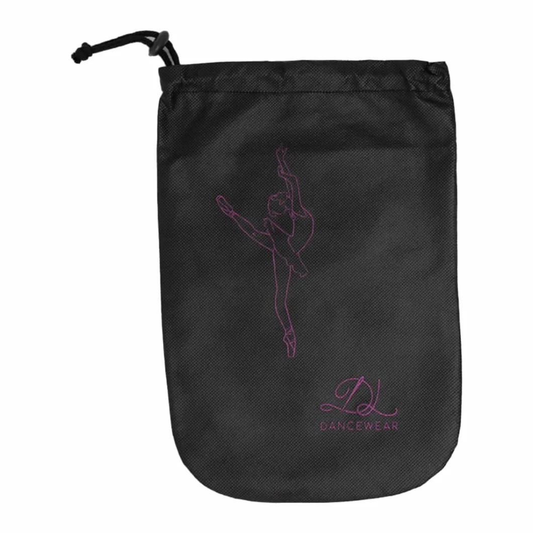Sacca Porta Punte Ballerina DL DANCEWEAR Nero Fucsia Danza Ragazza