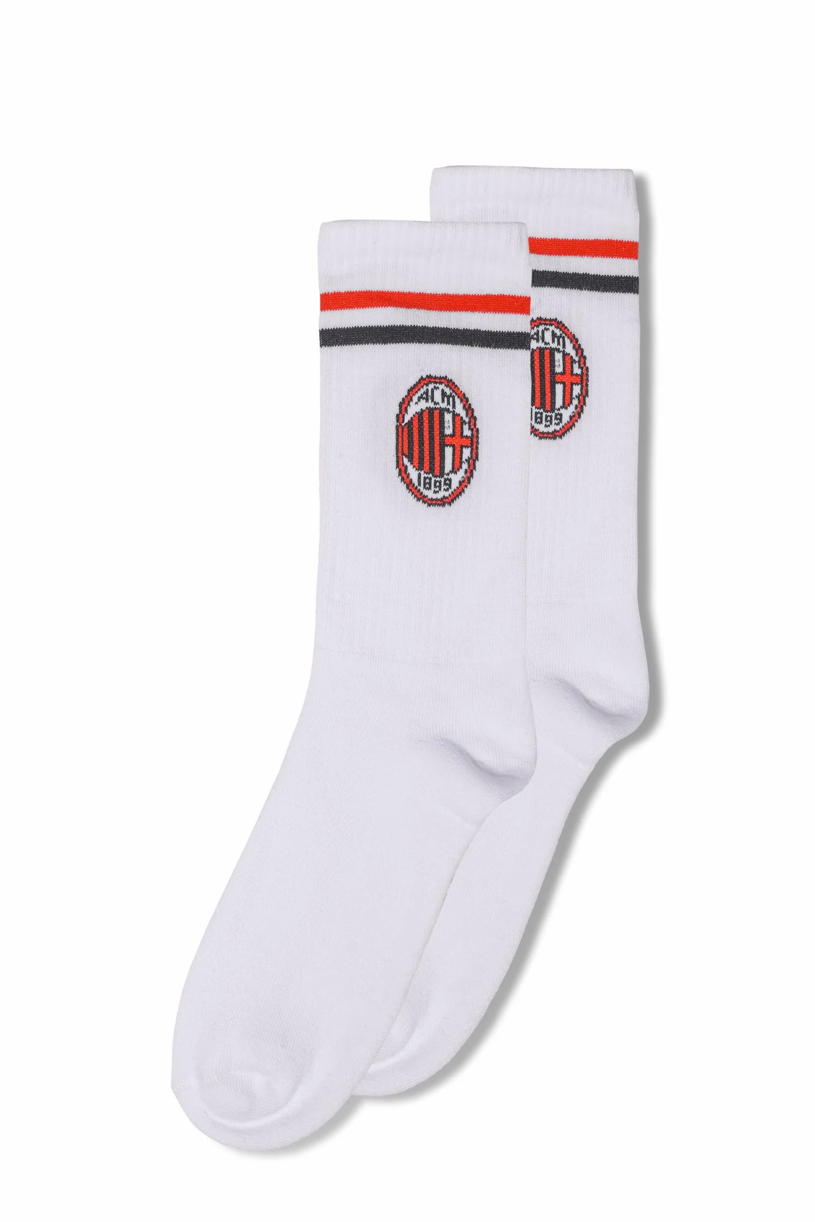 A.C. Milan Set Calze Sport 2 Paia Calzini Unisex Adulto