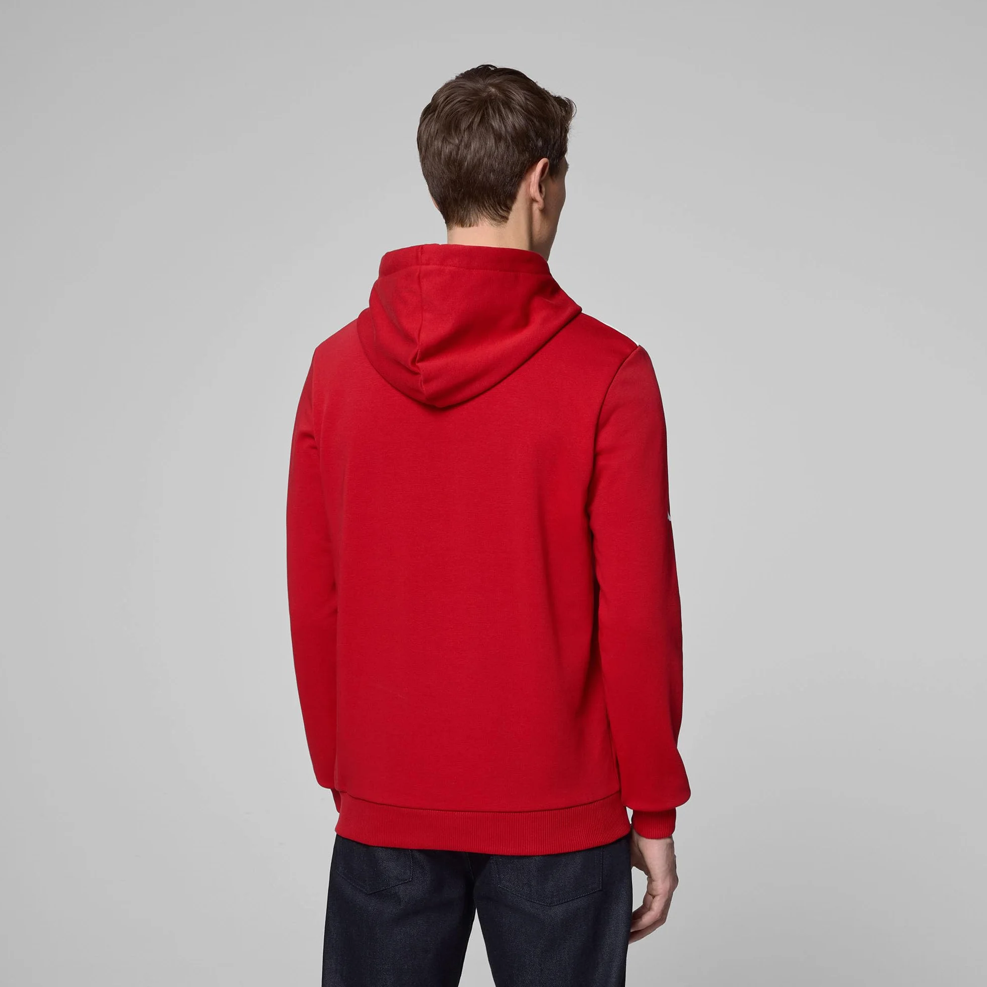 PUMA Scuderia Ferrari F1 Felpa con Grande Logo Scudetto sul Petto