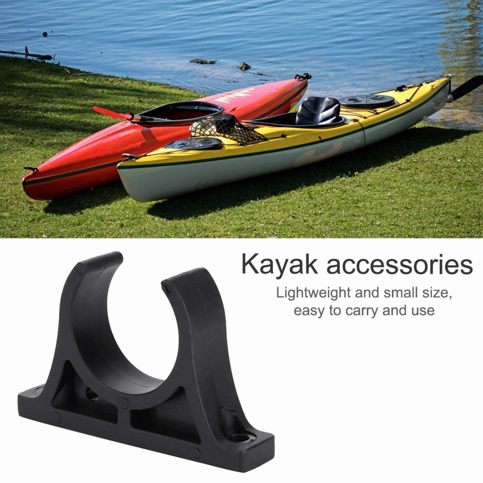 Alomejor Supporto per Pagaia per Canoa Clip per Barca Remo da Kayak