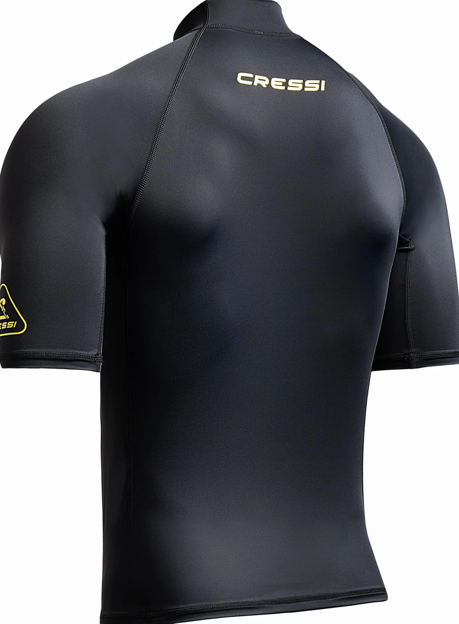 Cressi Sentinel Man Rash Guard a Maniche Corte Protezione Solare UPF 50+ Quick Dry Nuoto Surf Immersioni Pesca Spiaggia Piscina e Sport Acquatici Uomo