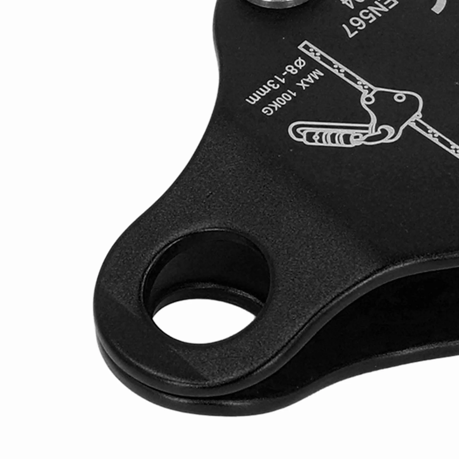 Keenso Fermacorda Autobloccante in Lega di Alluminio 8-13mm per Arrampicata Alpinismo