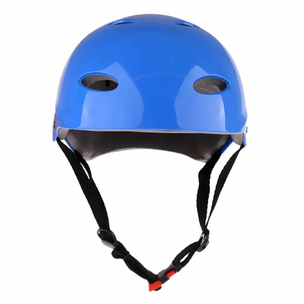 Kask bezpieczeństwa do sportów wodnych Wakeboard Kayak Canoa Barca Drifting Vela M Niebieski