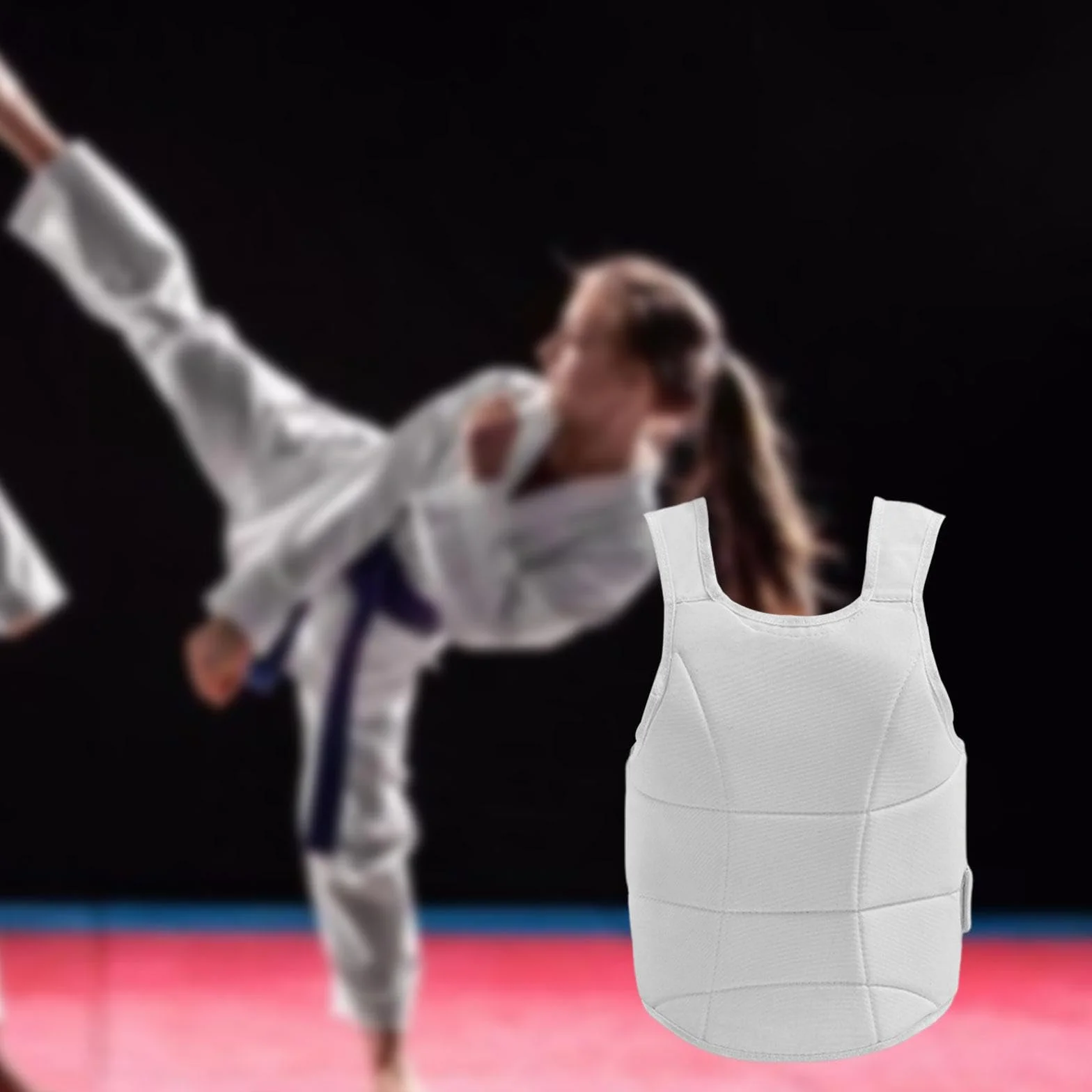 Baoblaze Protezione per Il Torace da Karate, Gilet Protettivo
