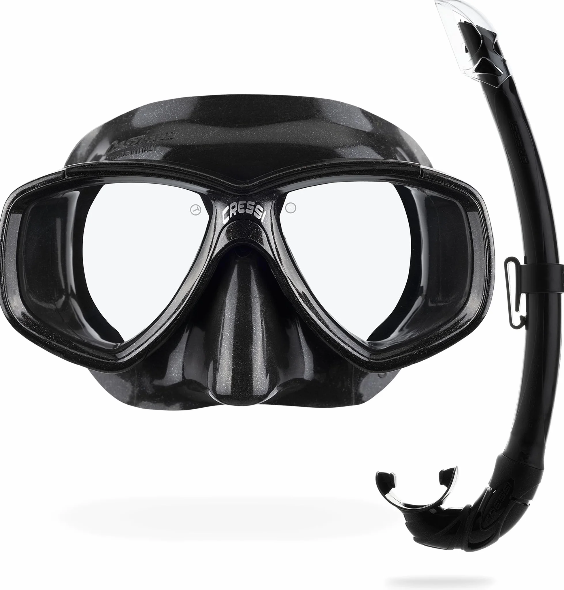 CRESSI Perla - Maschera Singola Perla o Combo Set Maschera Perla+Snorkel Mexico per Immersioni e Snorkeling, Taglia Unica, Adulti