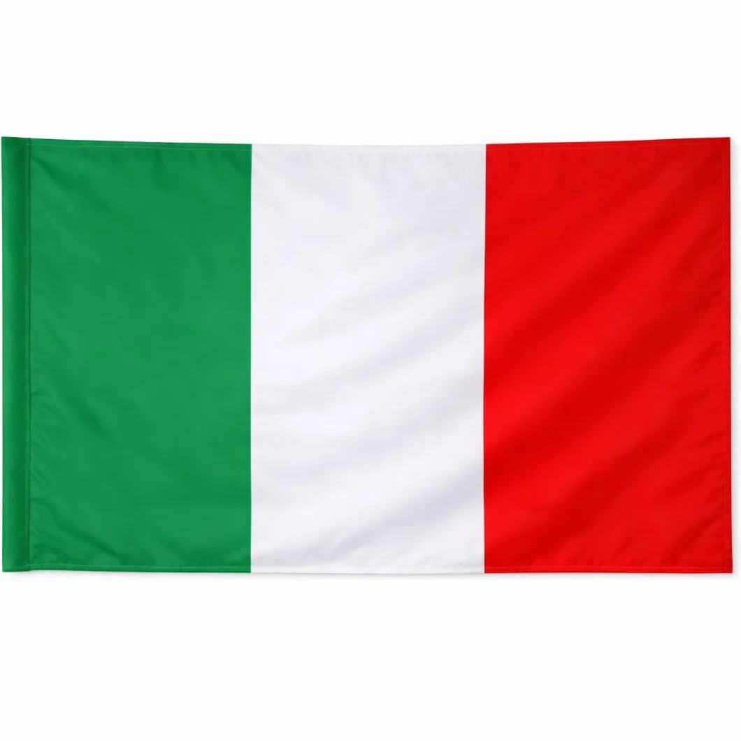 Bandiera Italiana 90x150cm Tricolore Verde Bianco Rosso Poliestere