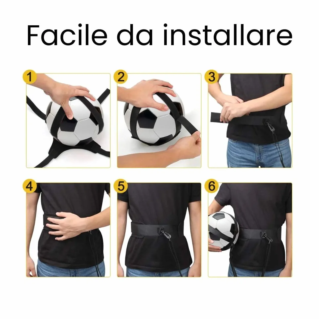 Cintura da allenamento per calcio con fascia elastica