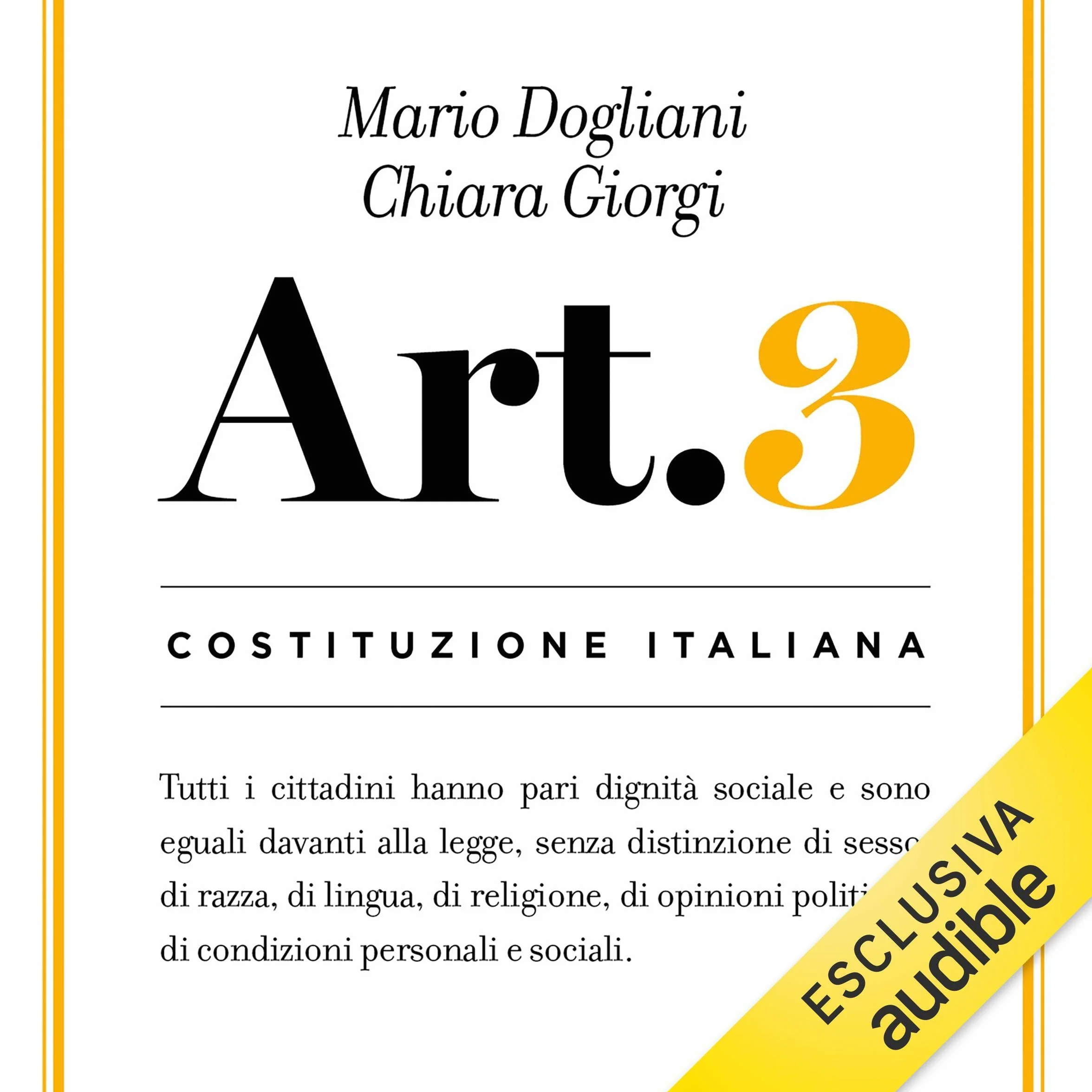 Articolo 3: Costituzione italiana
