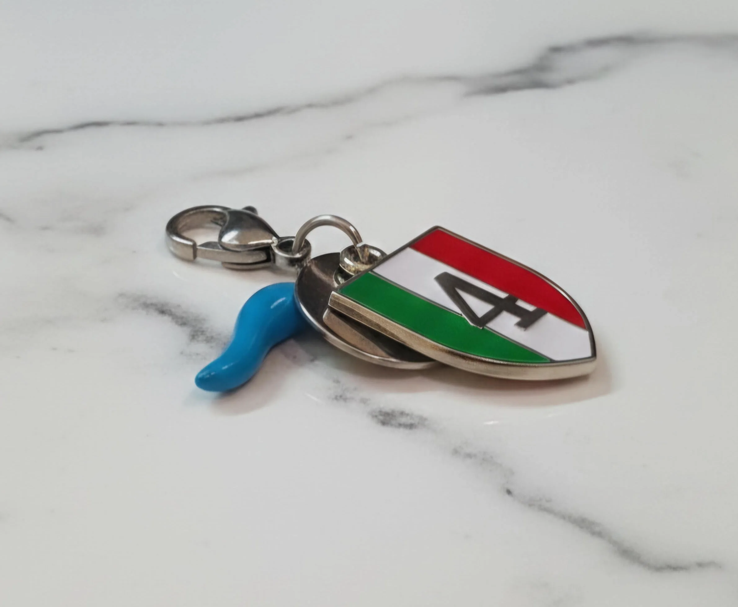 Ciondolo Pendolo Forza Napoli per Collane Bracciali Scatola Inclusa
