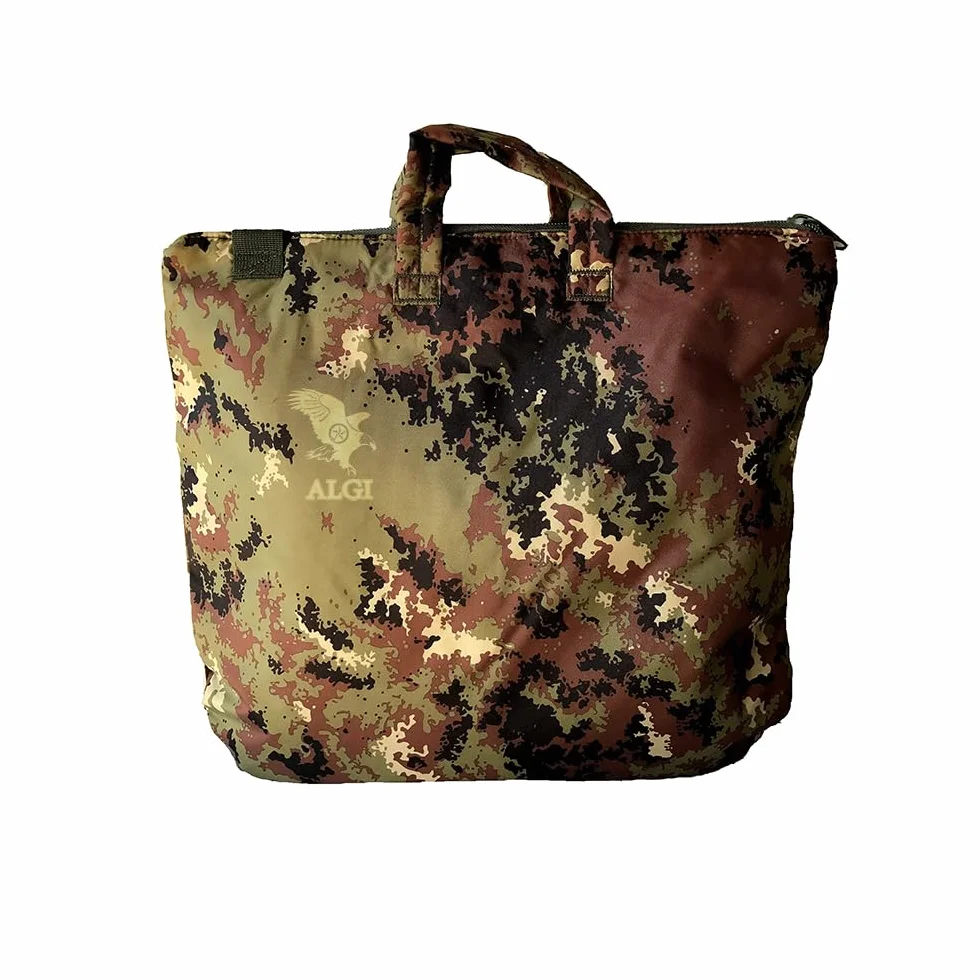 ALGI Borsa Porta Casco Pilota Vegetato Mimetico