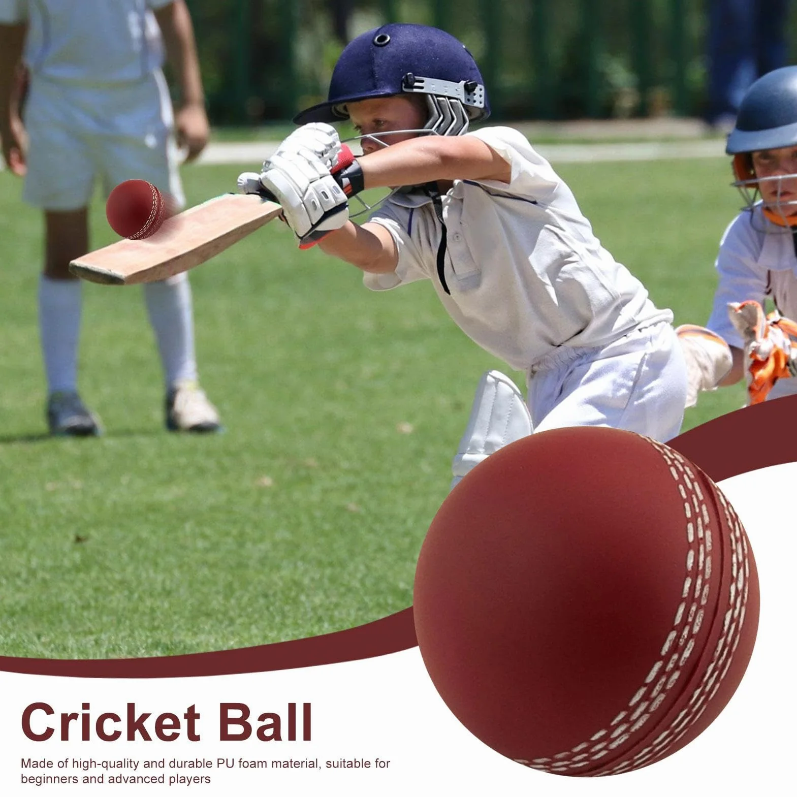Palla da Cricket Sportiva per Allenamento - Palline da Cricket Cucite a Mano per Club, Interno ed Esterno