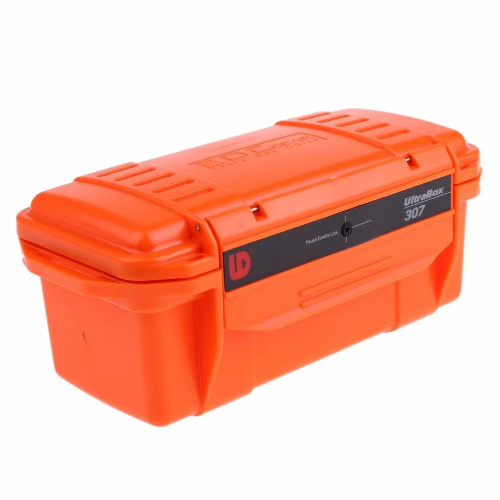 Baoblaze Outdoor Antiurto Impermeabile Scatola Sopravvivenza Plastica Contenitore Custodia Attrezzo Arancia