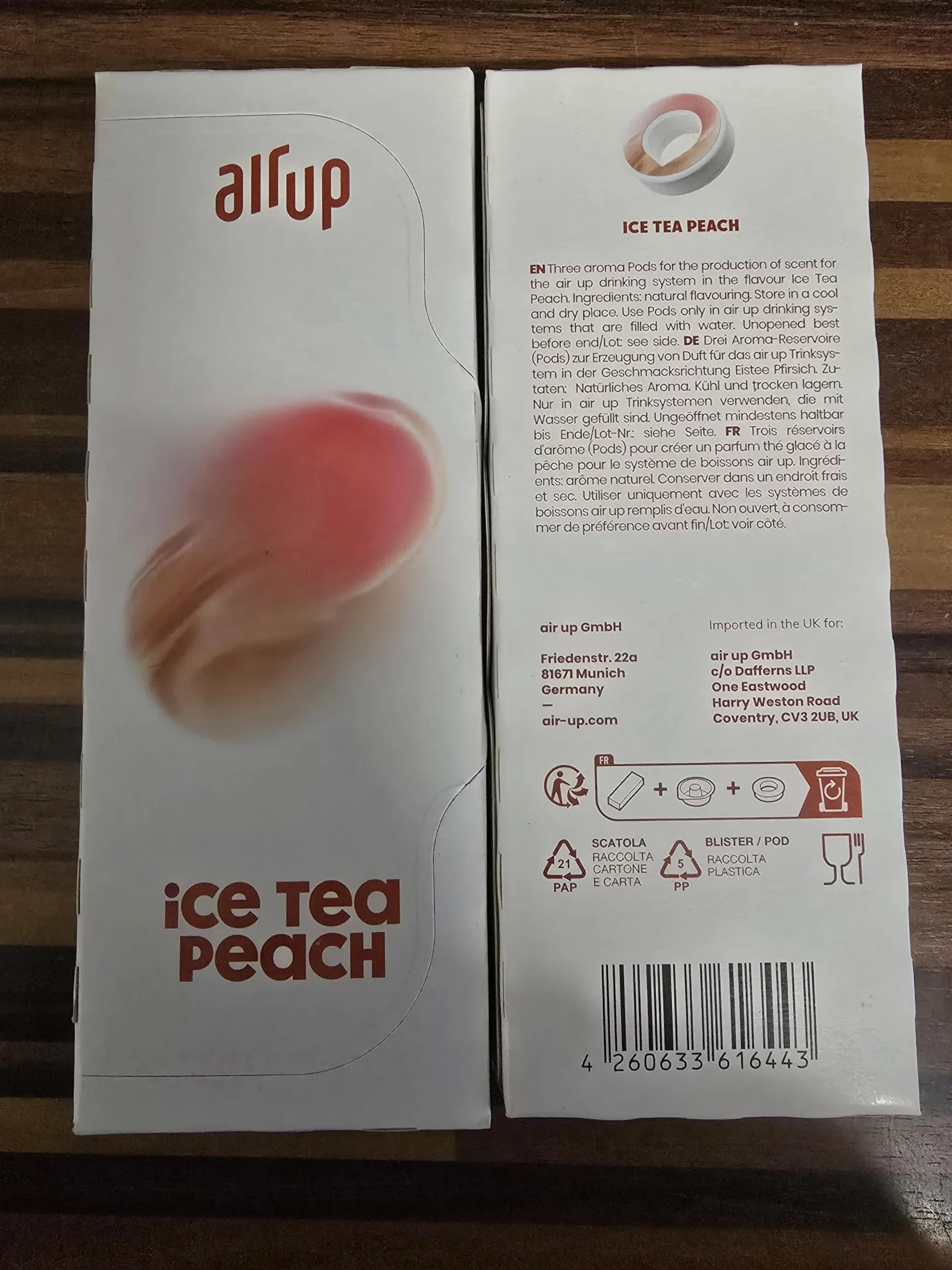 Pod Ice Tea Peach Original 0 Kalorii, Aromatyzowane Pastylki do Wody