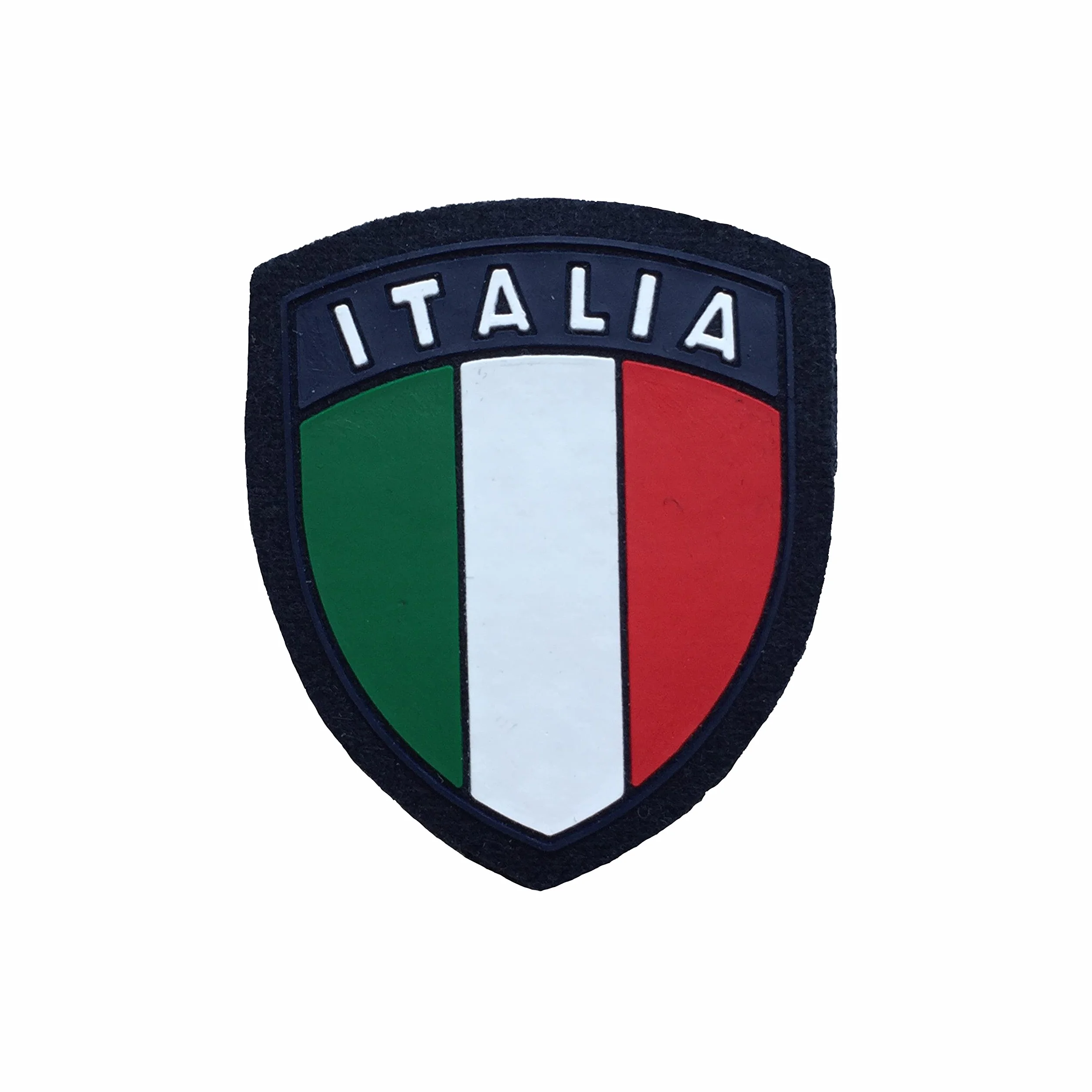 ALGI Scudetto Italia Blu Navy in Gomma