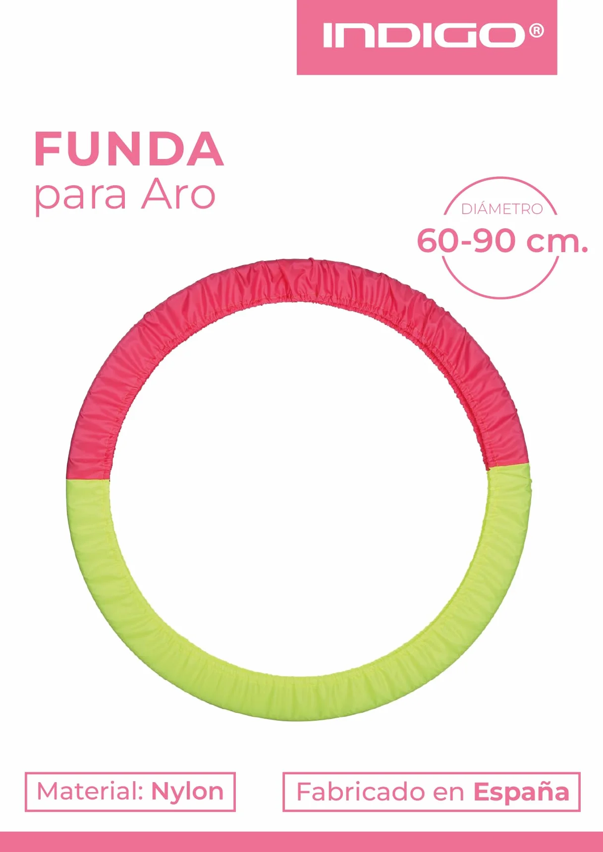 DRUNA Custodia per cerchi da ginnastica ritmica indaco 60-90 cm