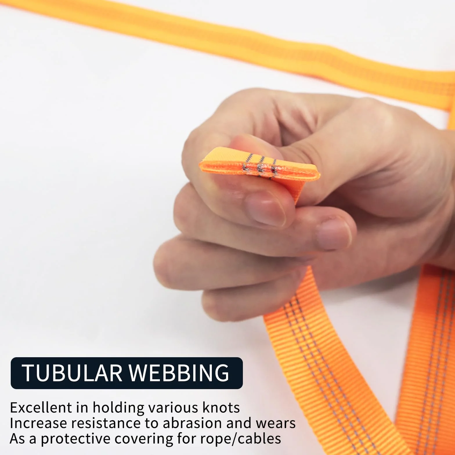 NewDoar Cinghia tubolare in nylon certificata CE UIAA 2,5 cm per arrampicata