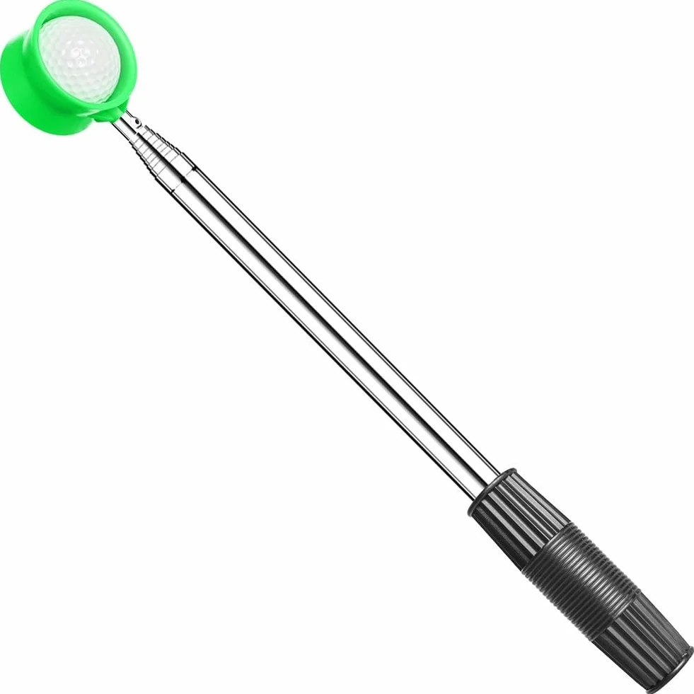 Recupero telescopico per palline da golf in acciaio inox 2,4 m 3,5 m