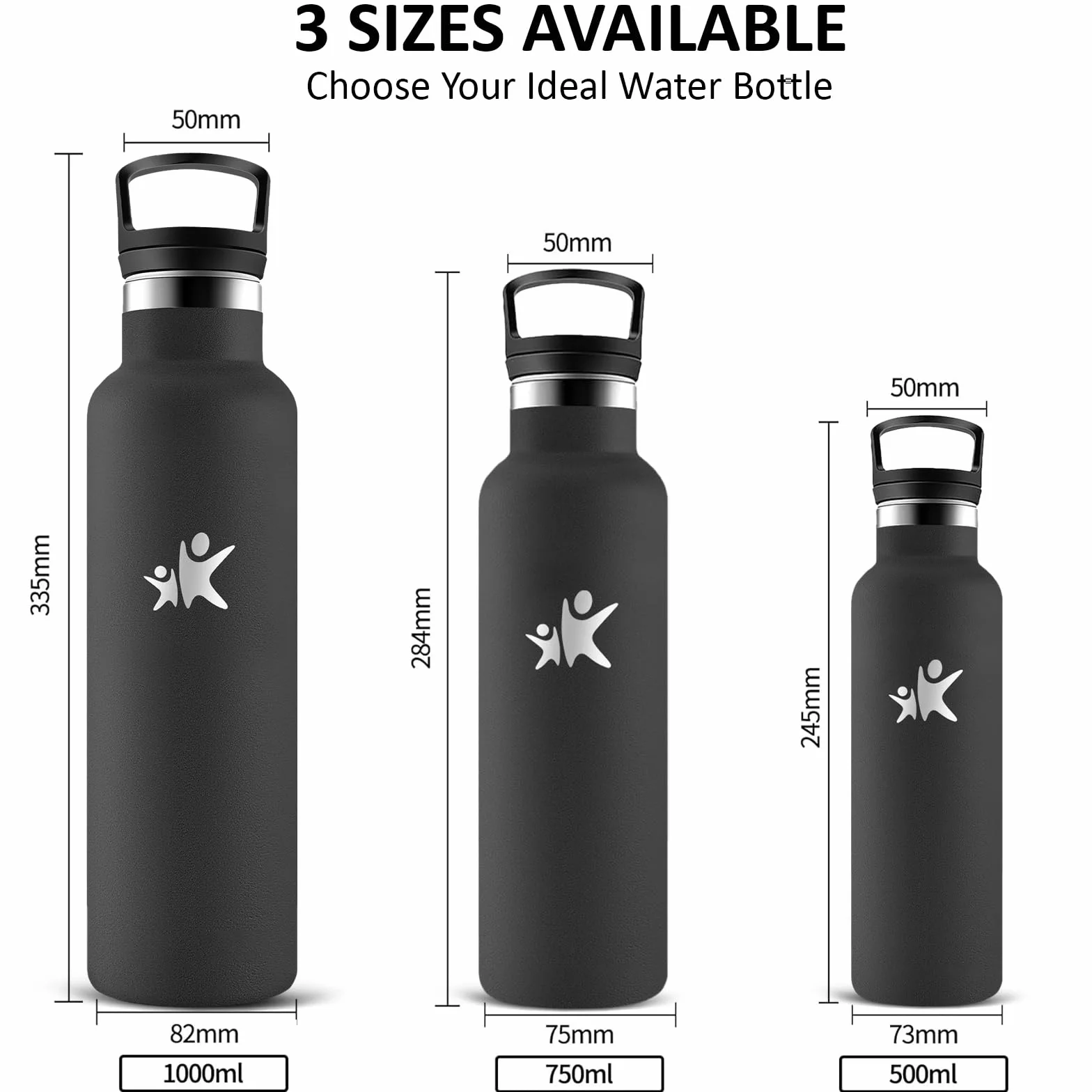 Borraccia Termica 1 Litro Senza BPA con Cannuccia Isolato Sottovuoto per Sport Campeggio