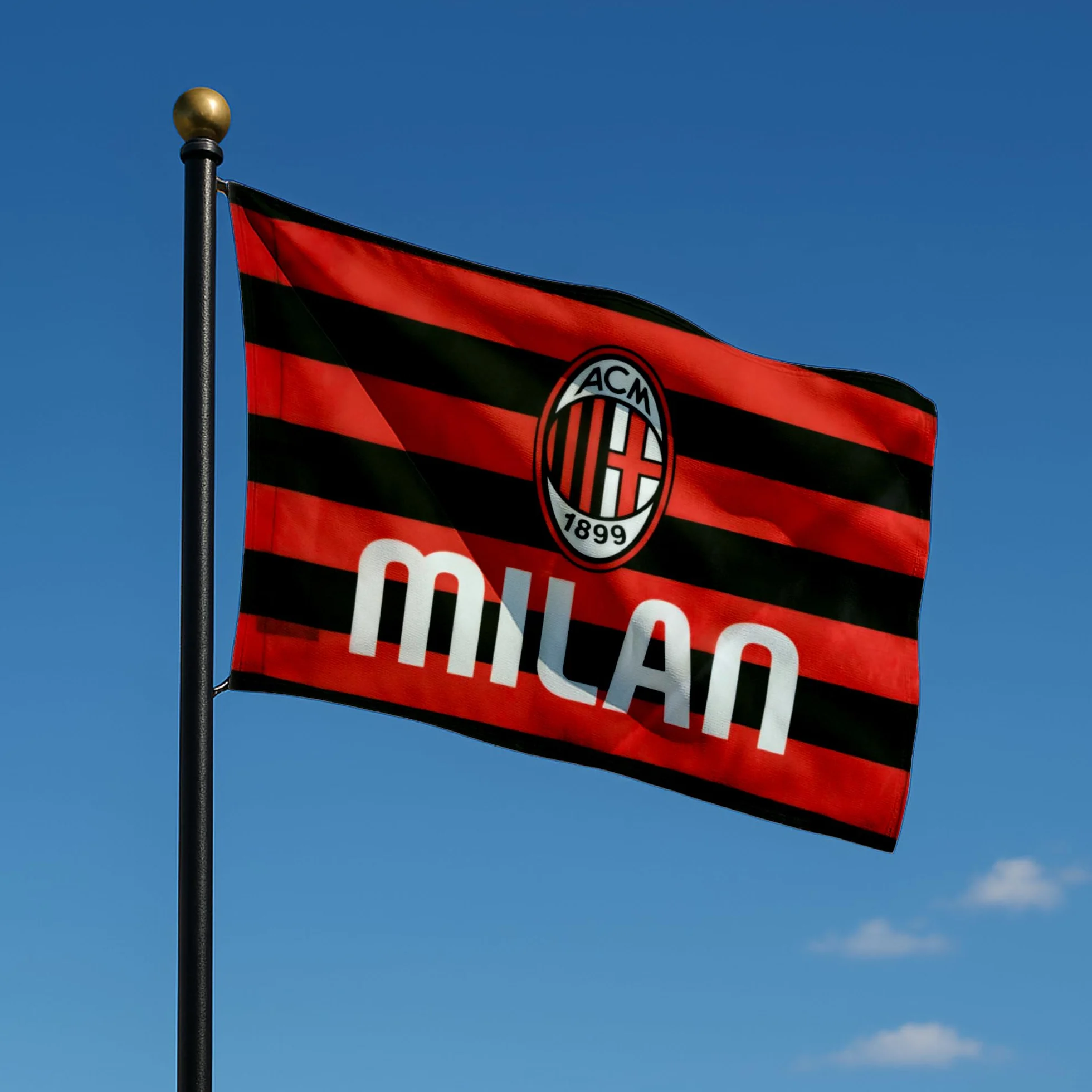 AC Milan, bandiera 140x100cm
