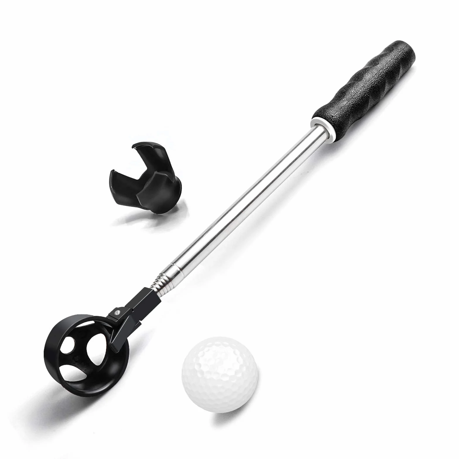 prowithlin Golf Ball Retriever, Retriever per Palline da Golf Telescopico Inossidabile per Acqua con Pinza per Pallina da Golf, Accessori da Golf Regalo da Golf per Uomo, Lunghezza: 1,83m / 2,74m