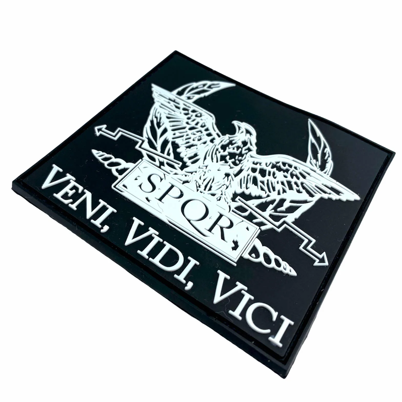SPQR Antica Repubblica Romana Veni Vidi Vici Cosplay Airsoft PVC Fan Patch Morale Toppa