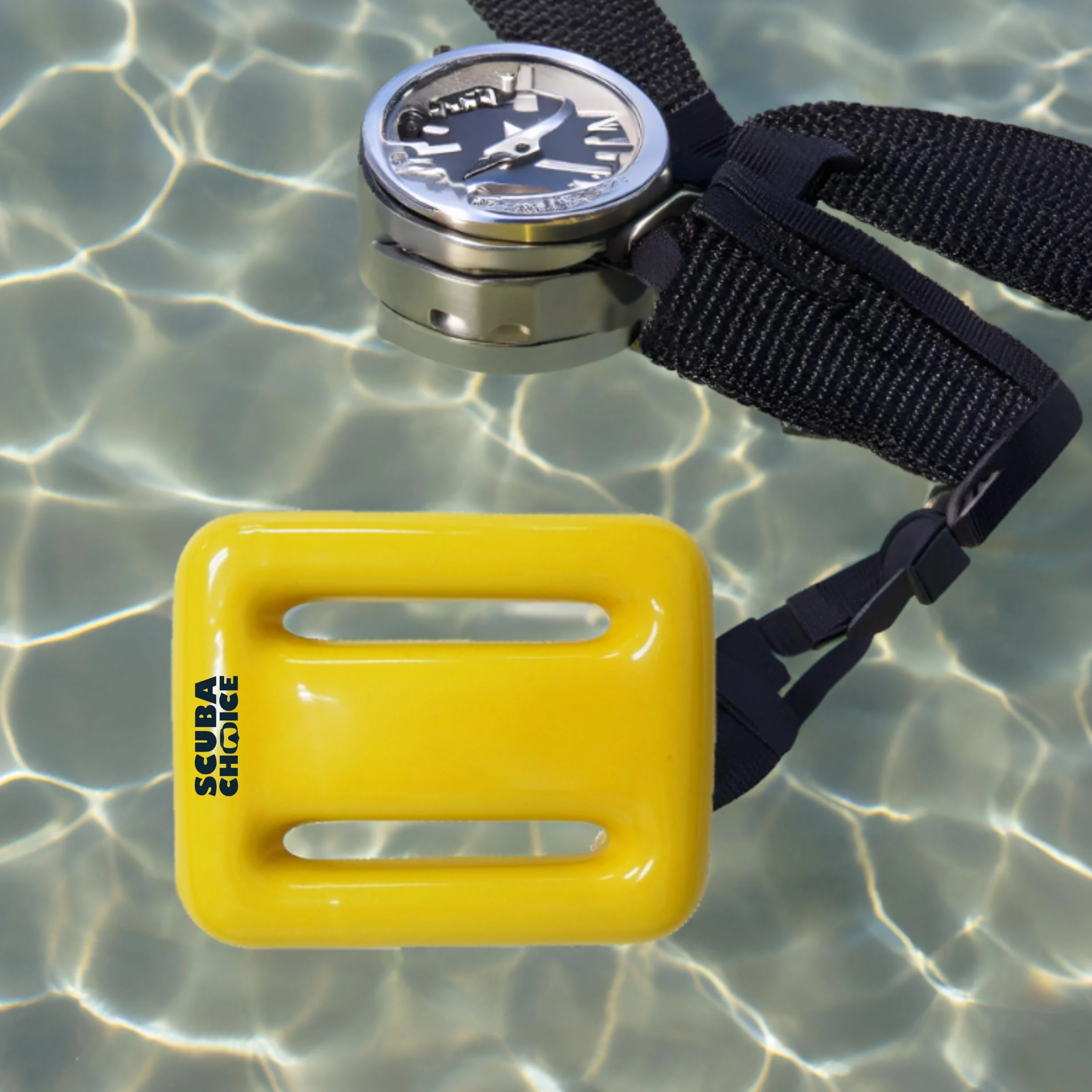 Scuba Choice Yellow Vinyl Coated Diving Lead Weights