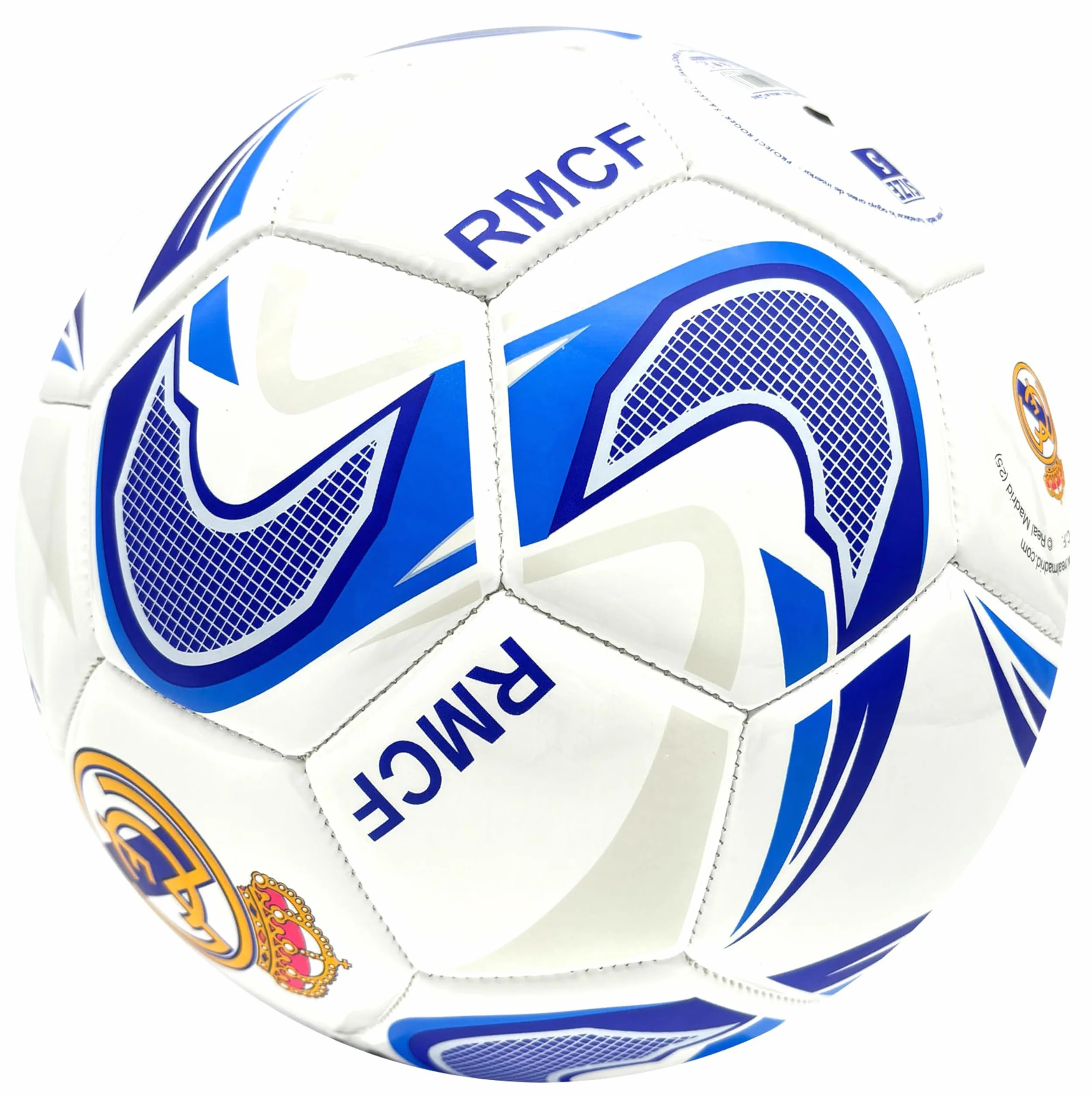 Real Madrid Pallone da calcio collezione ufficiale, misura 5