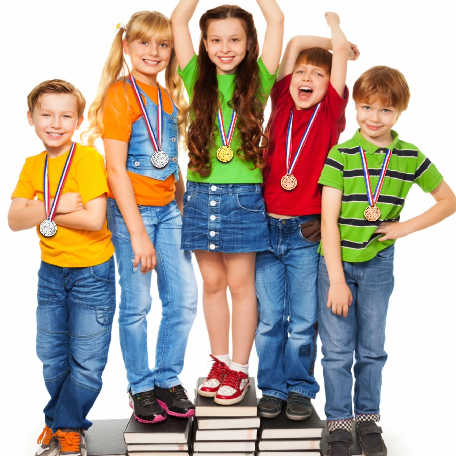 Medaglie Olimpiadi per Bambini 3,8 cm Brelet 30 sztuk