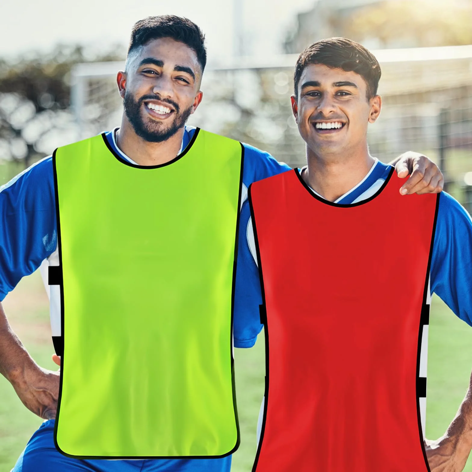 Pettorine Calcio Adulti XL Gilet Allenamento Formazione Scrimmage Rugby