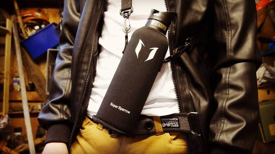 Super Sparrow Borsa per Borraccia Impacchettabile 350ml 500ml 620ml 750ml 1000ml Regolabile senza BPA