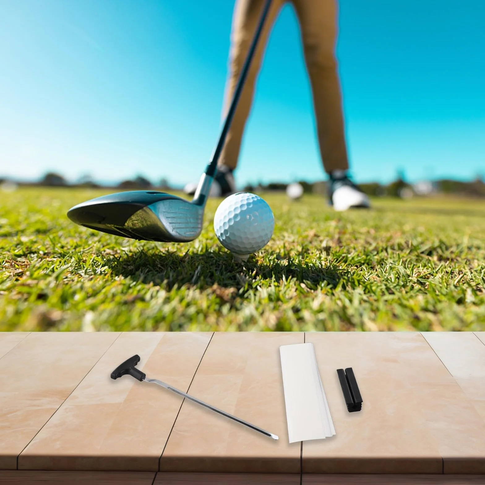 Golf Grip Removal Tool and Tape Set per Manutenzione del Club