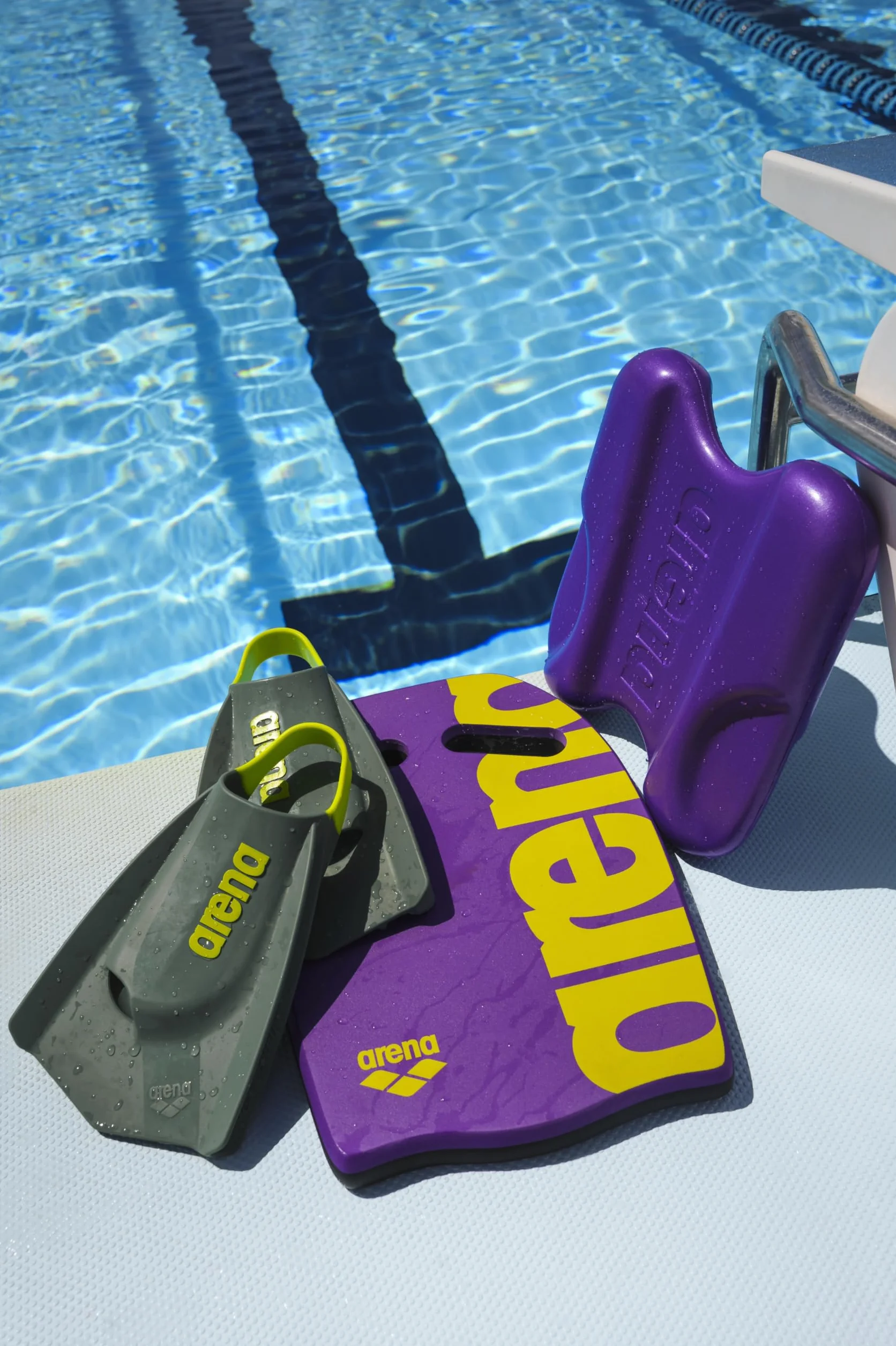 Arena Powerfin PRO II, Pinne Unisex per Adulti, in Silicone, a Lama Corta, Piede Destro/Sinistro Personalizzabile, Misure: 36,5-47,5