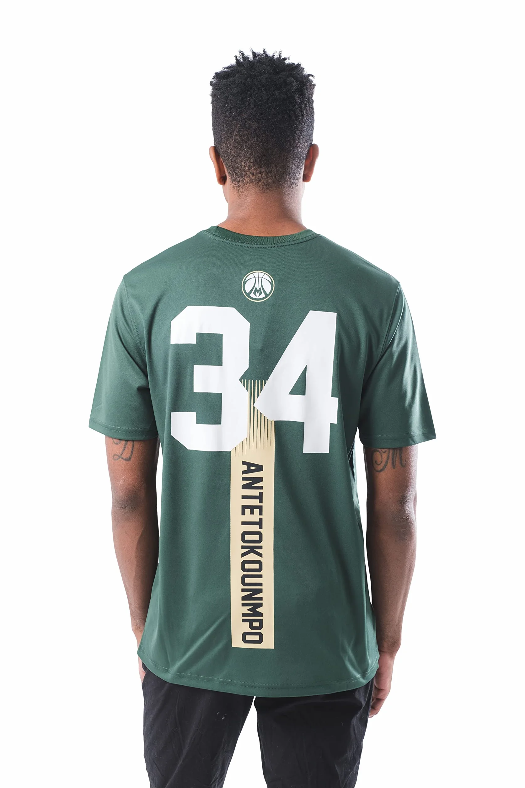 Ultra Game Men's Standard Giannis Antetokounmpo, Team Color, Medium