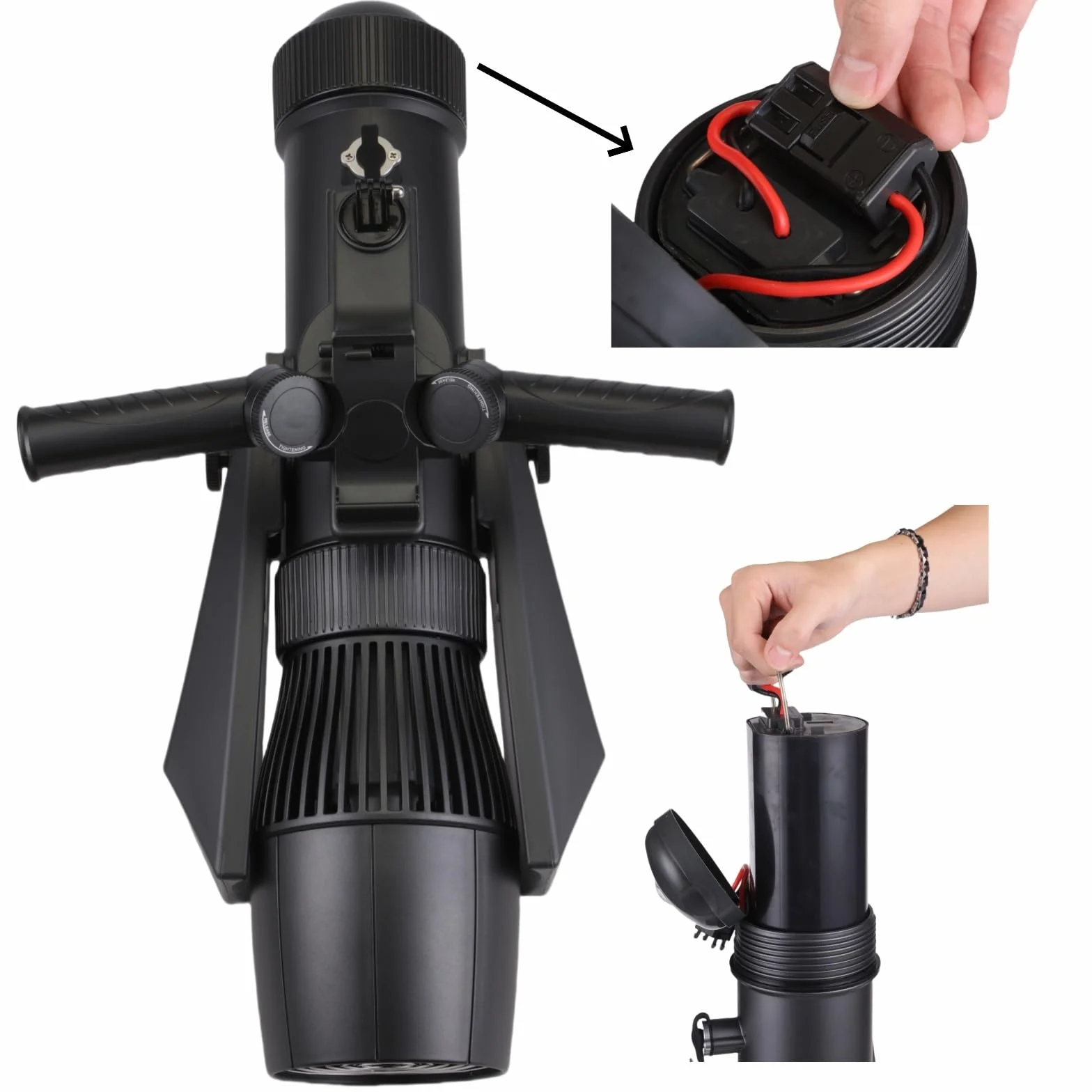 Camolech Scooter subacqueo 700 W batteria rimovibile motore SUP elettrico CM7-1Pro
