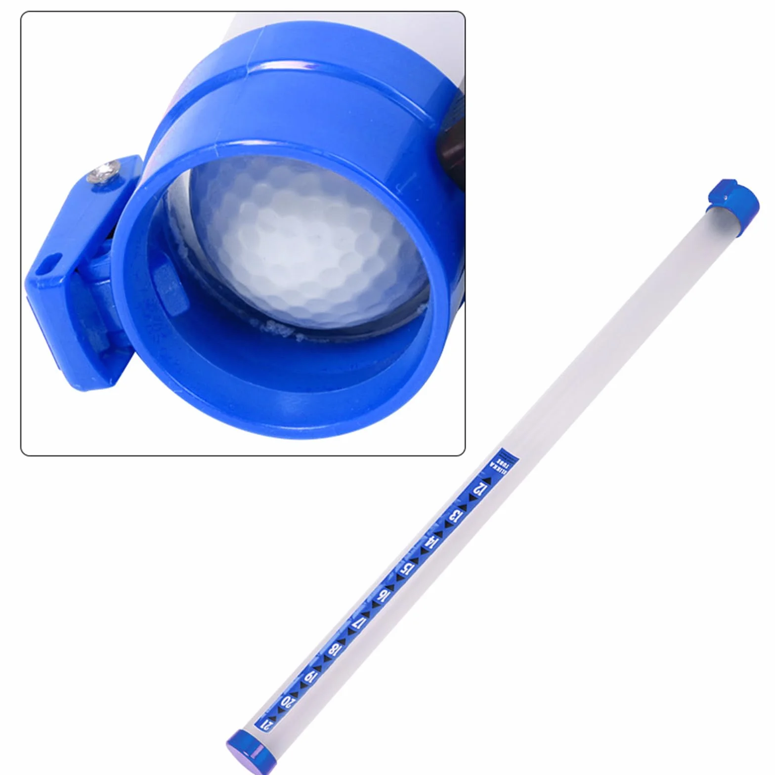 Raccoglitore di Palline da Golf Tubo di Plastica Strumento di Raccolta Accessori Golf