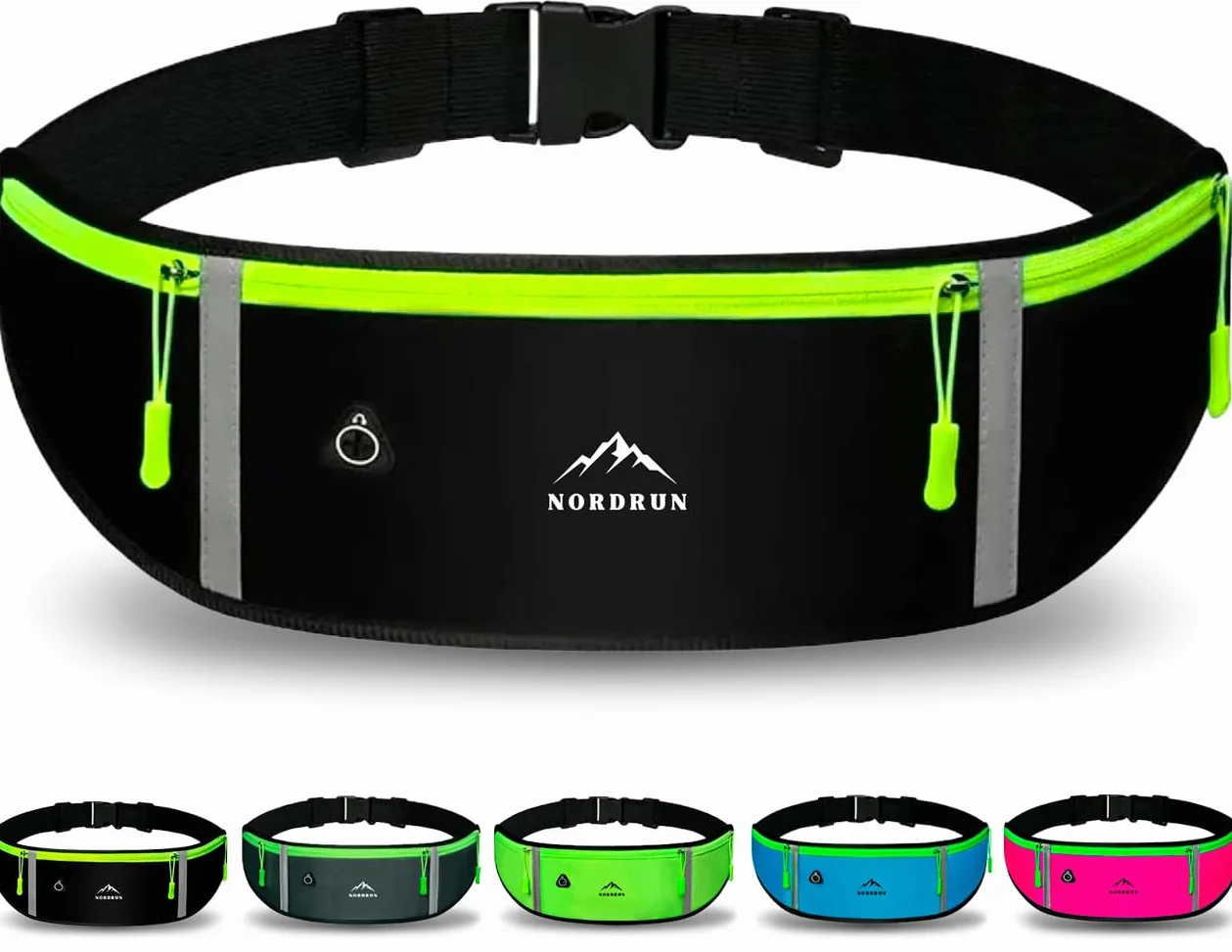 Marsupio Running Impermeabile Uomo Donna per Corsa Sport Trekking Fitness Jogging Cintura Palestra Cellulare