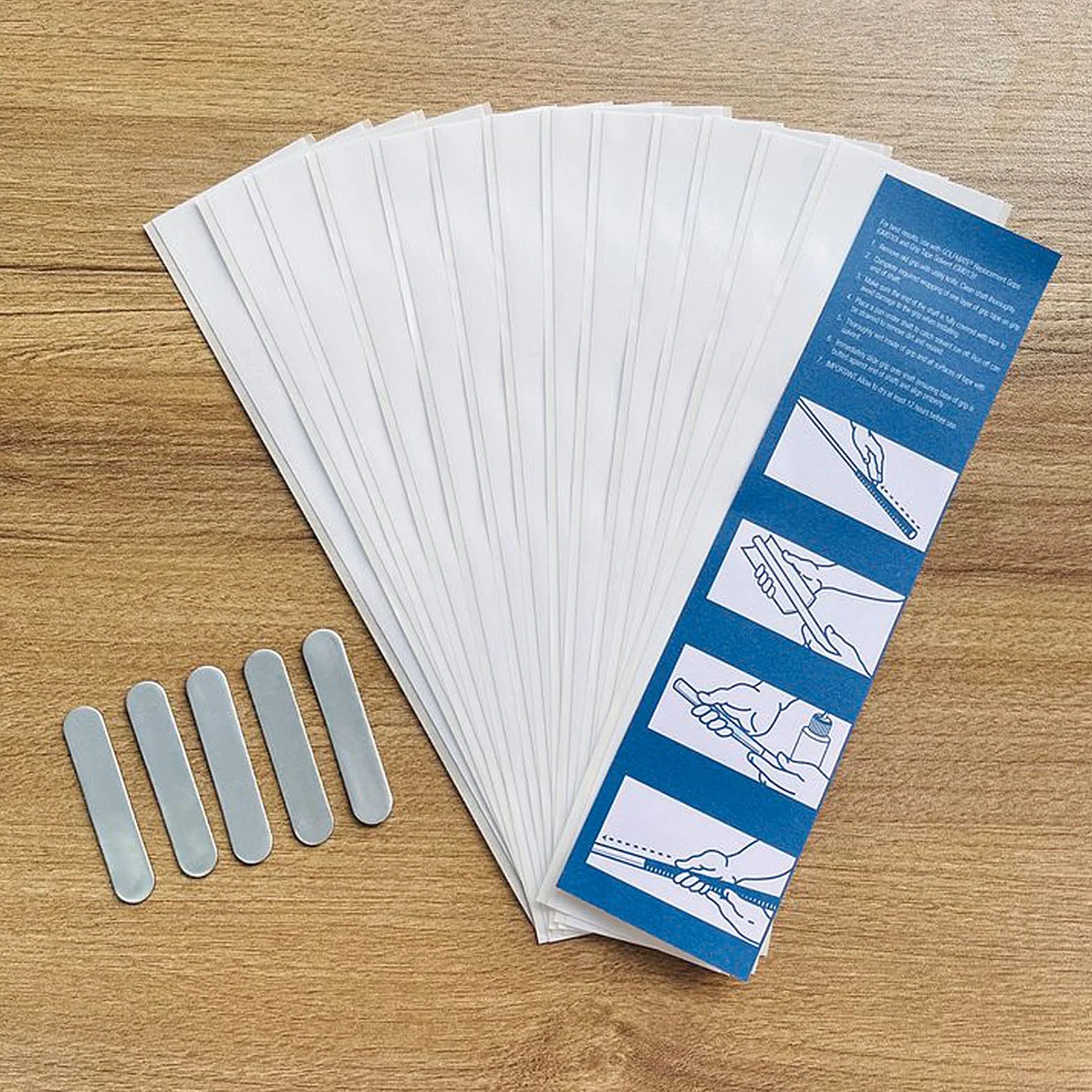 Nastro Biadesivo per Mazze da Golf 18 Pezzi Grip Tapes Adesivi Riparazione Impugnature