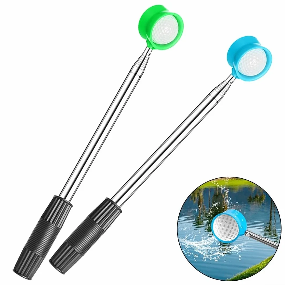 Recupero telescopico per palline da golf in acciaio inox 2,4 m 3,5 m
