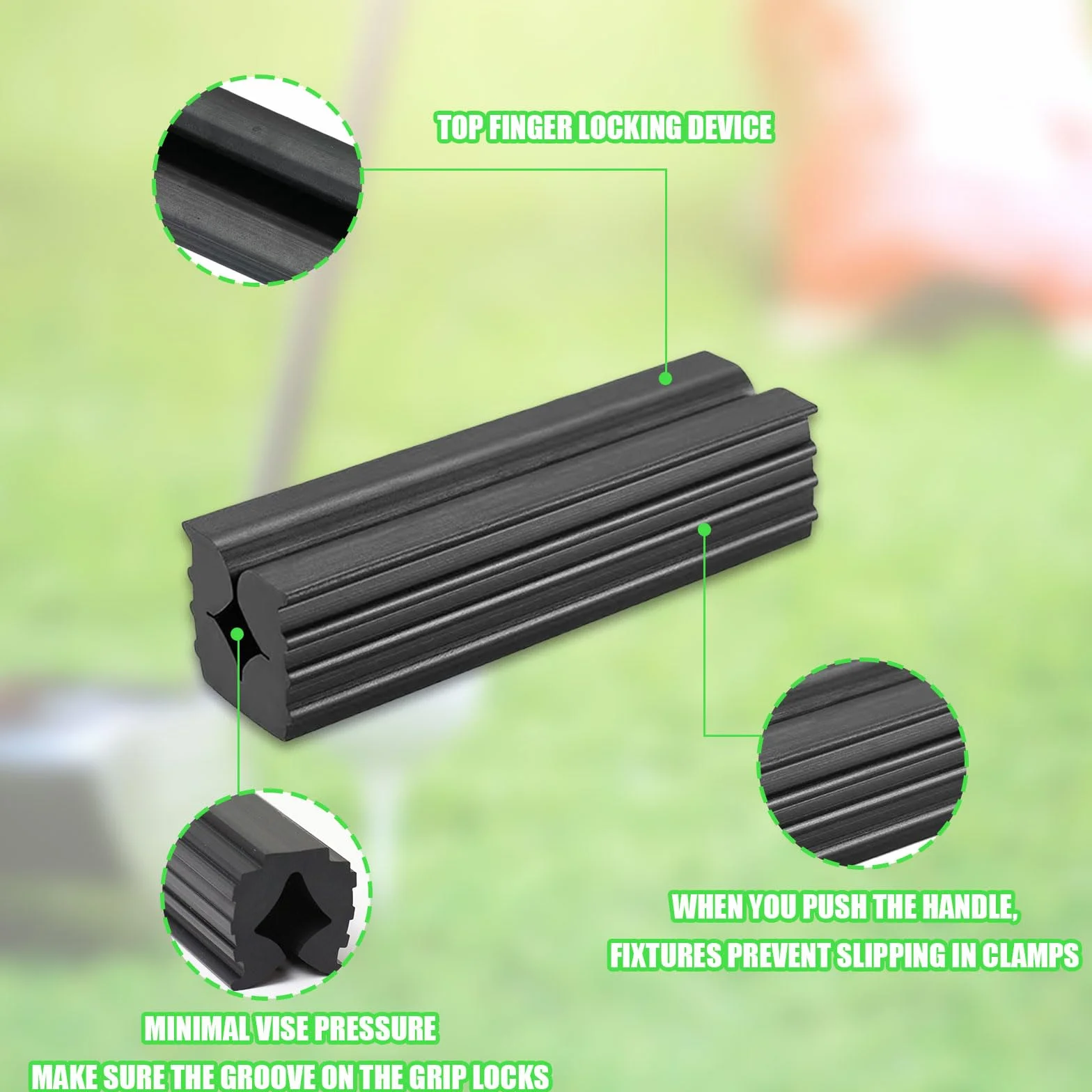 Morsetto per mazze da golf 2 pezzi gomma strumento riparazione