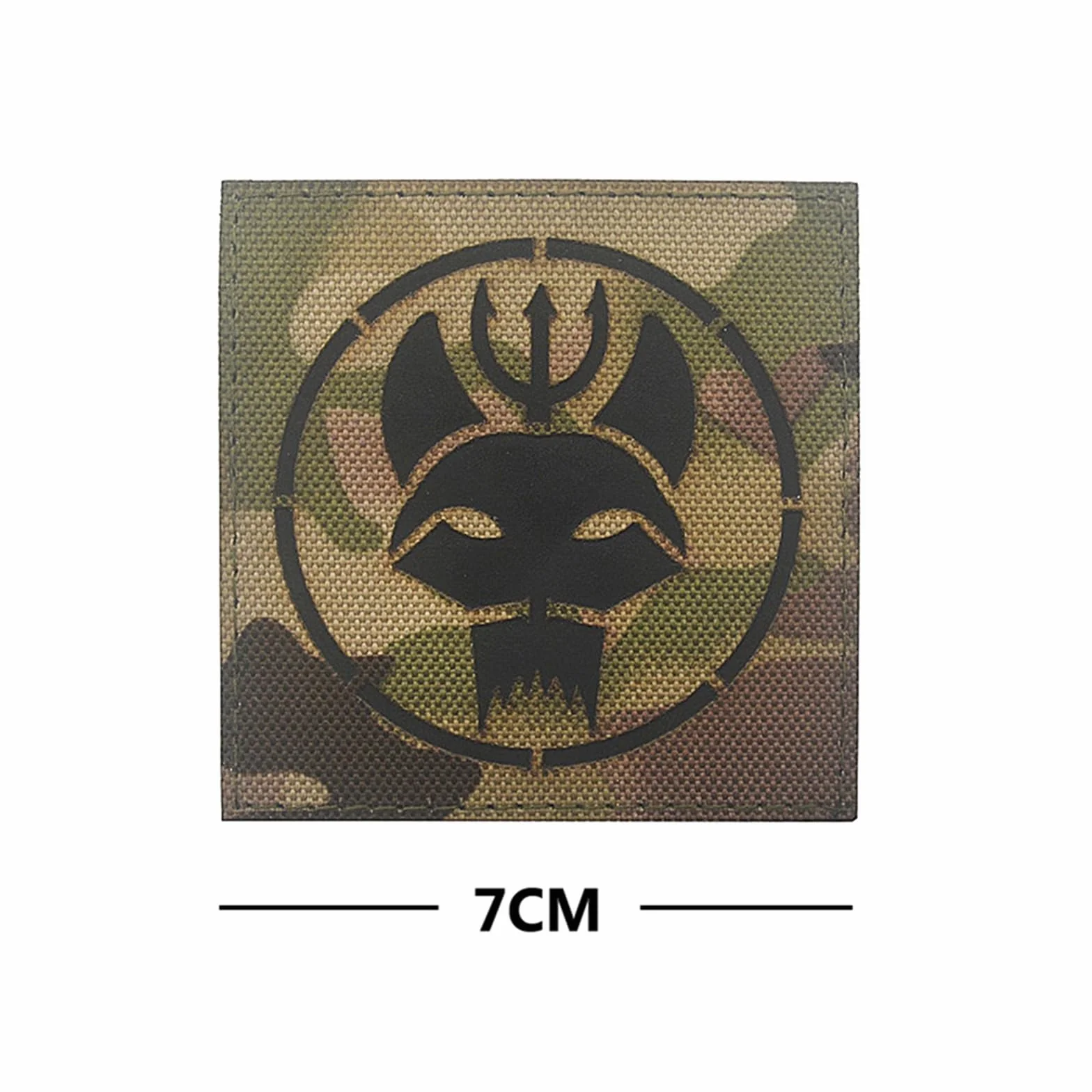 Patch tattica Seal Team Series, patch tattiche militari dell'esercito con chiusura a strappo, patch adesive in tessuto per distintivi (As shown,6)