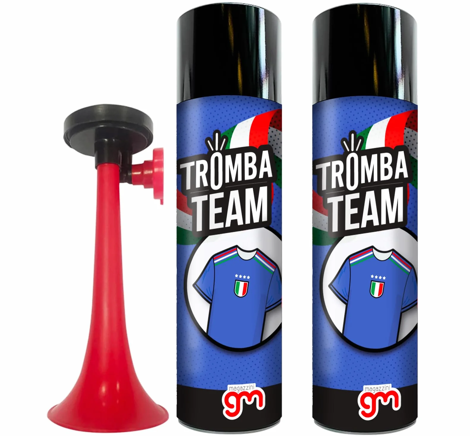 Tromba Team Tromba da Stadio 300ml Avvisatore Acustico per Eventi Sportivi e Nautica