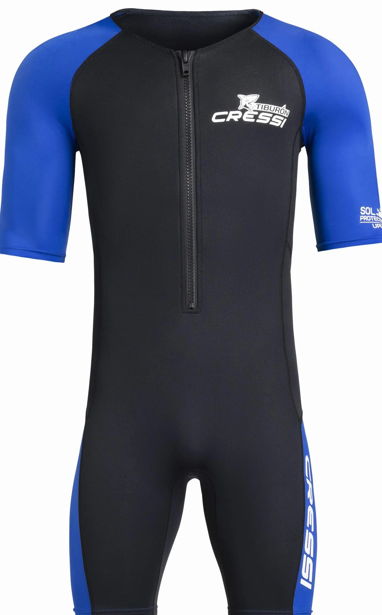 CRESSI Tiburon Man Shorty Wetsuit 2mm - Muta Shorty Uomo realizzata in Neoprene Ultra Stretch 1.5/2mm e Elastane