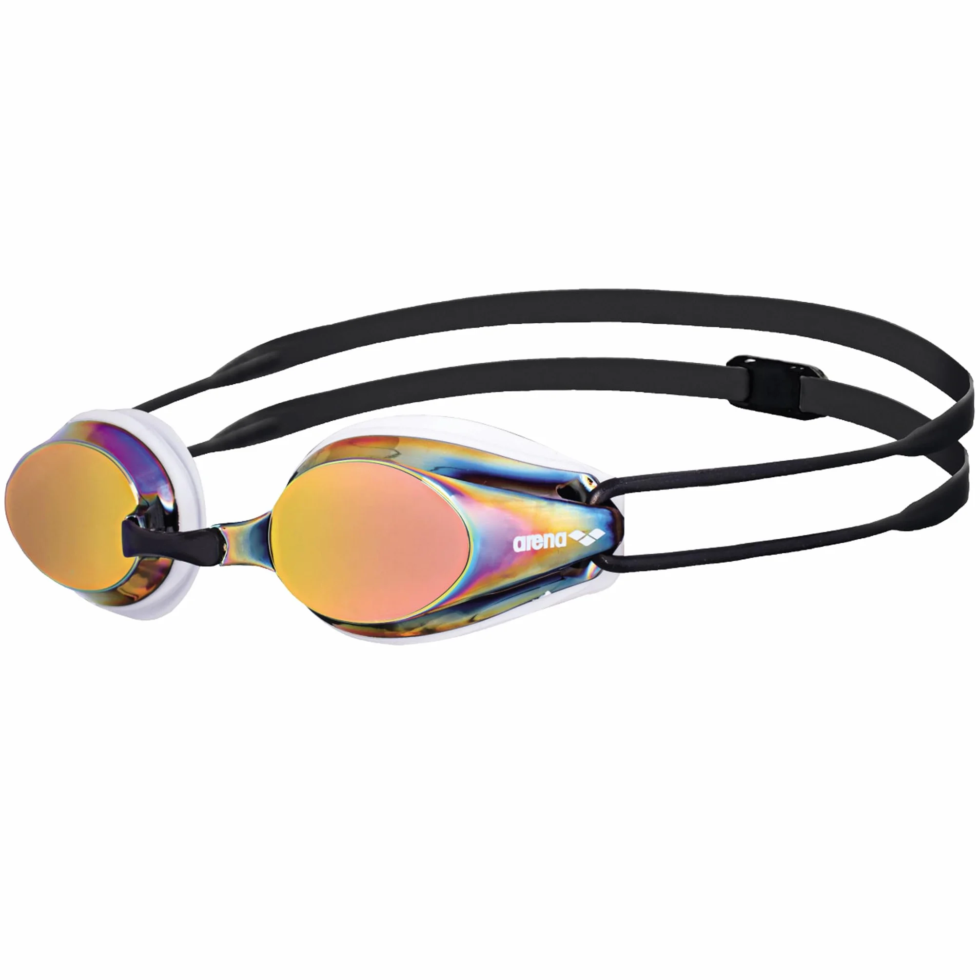 Arena Occhialini Nuoto da Gara Anti-Appannamento Protezione UV Unisex Adulto, 4 Ponti Nasali, Guarnizioni Silicone