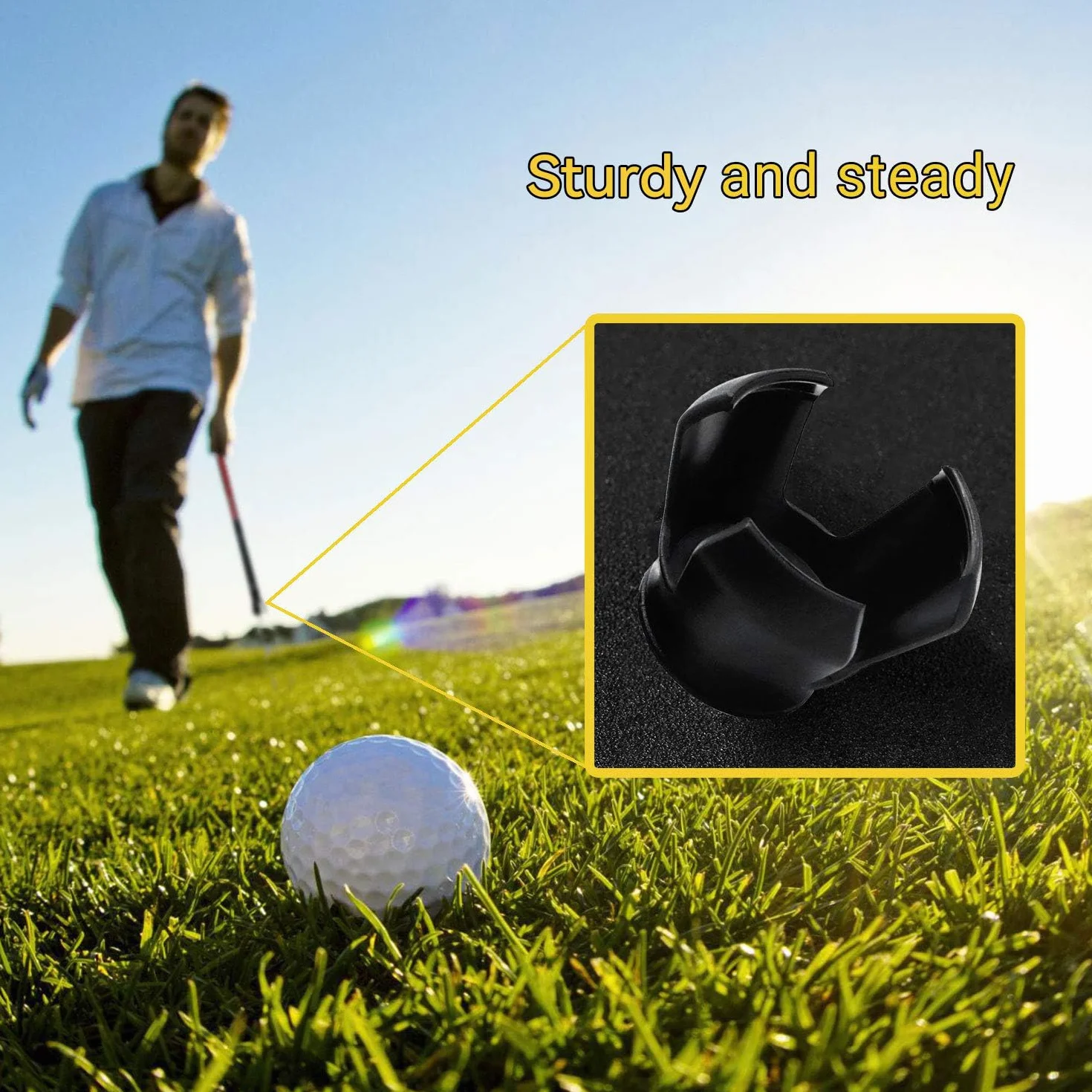 Retriever per Palline da Golf Telescopico Inossidabile 1,82 m 2,74 m