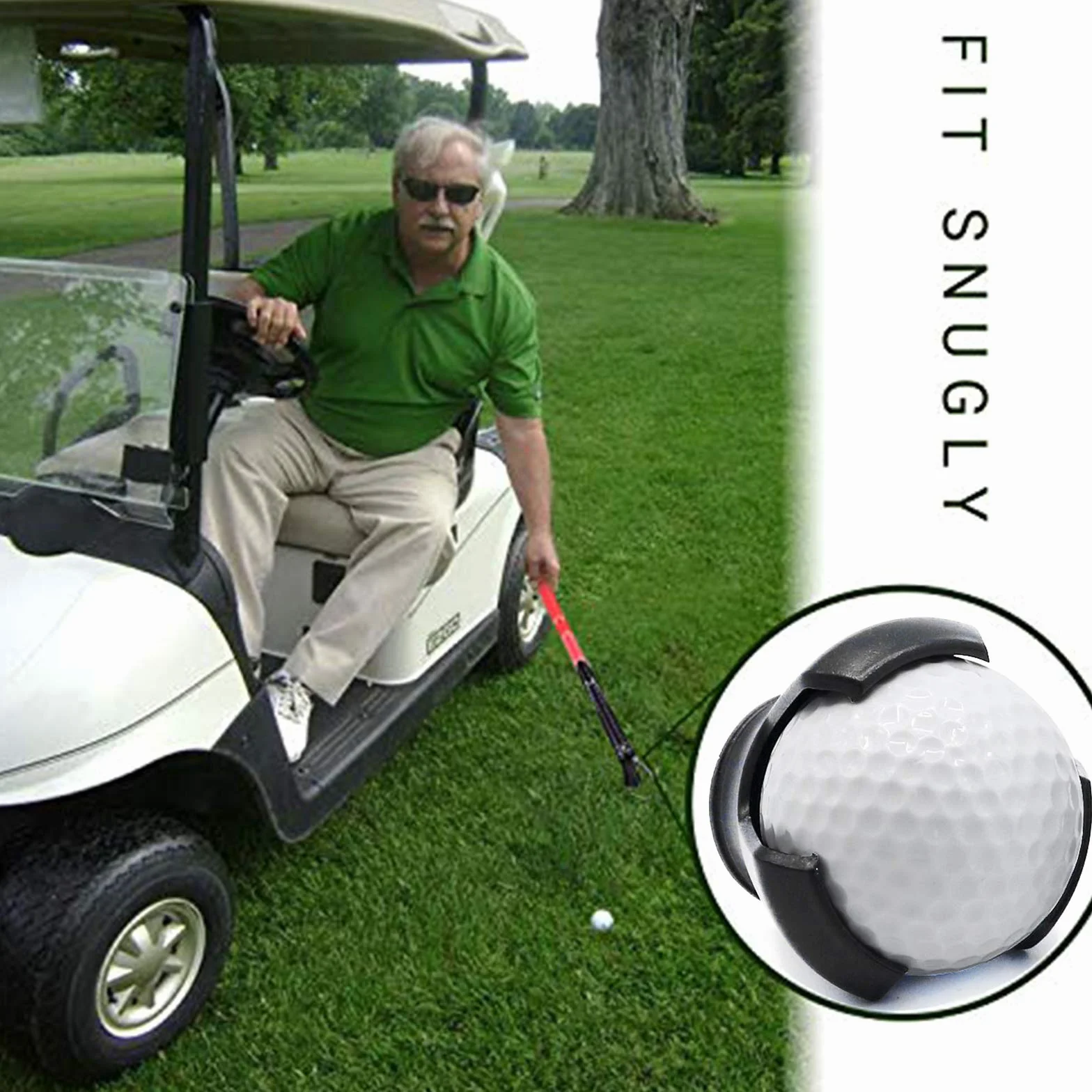 prowithlin Golf Ball Retriever, Retriever per Palline da Golf Telescopico Inossidabile per Acqua con Pinza per Pallina da Golf, Accessori da Golf Regalo da Golf per Uomo, Lunghezza: 1,83m / 2,74m